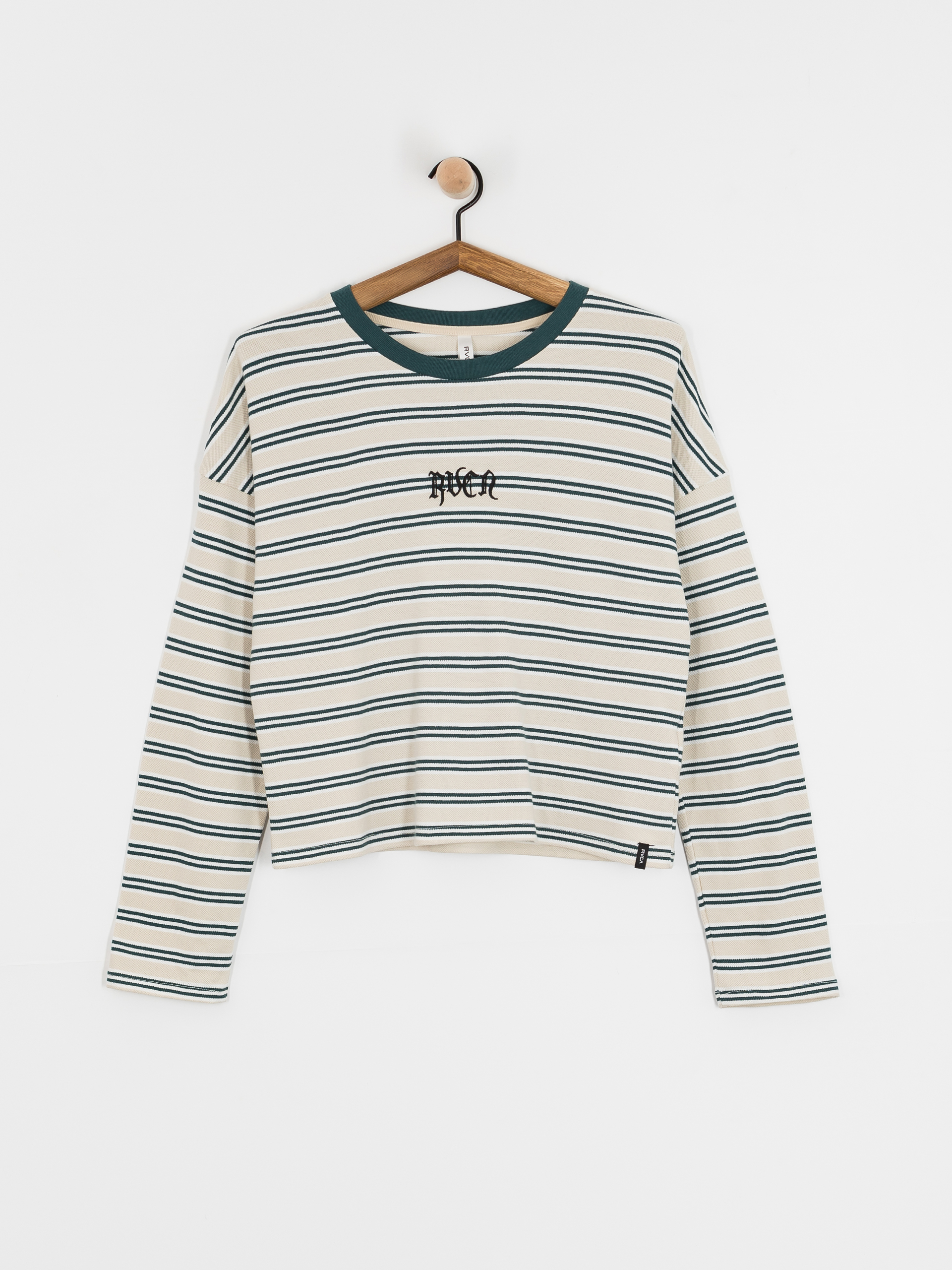 RVCA Ivy Stripes Hosszú ujjú felső Wmn (atlantic)