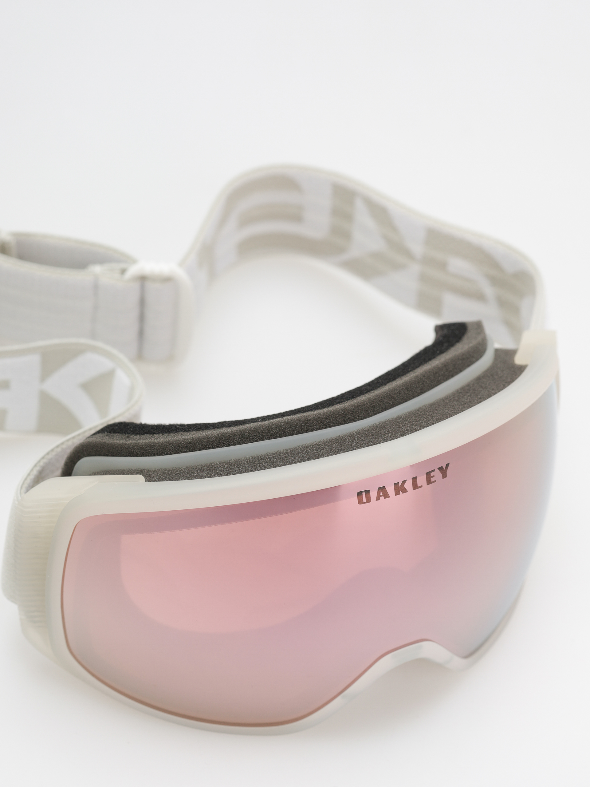 Snowboard szemüveg Oakley Flight Tracker M (matte b1b cool grey/prizm rose gold iridium)