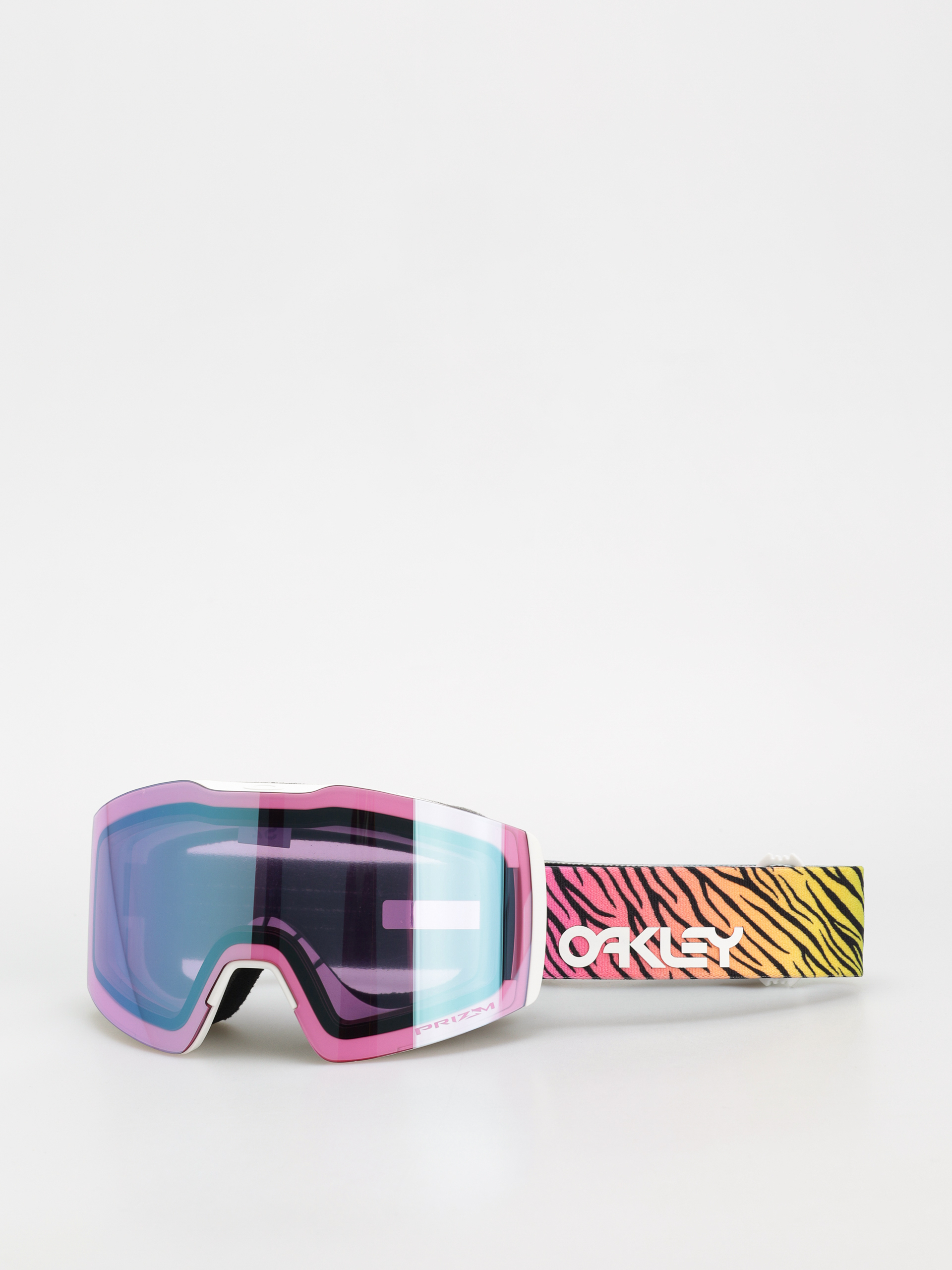 Snowboard szemu00fcveg Oakley Fall Line M (bengal white/prizm snow iced iridium)