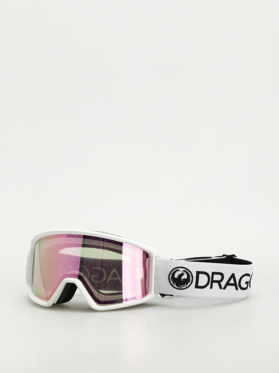 Snowboard szemüveg Dragon DXT OTG (white/lumalens pink ion)