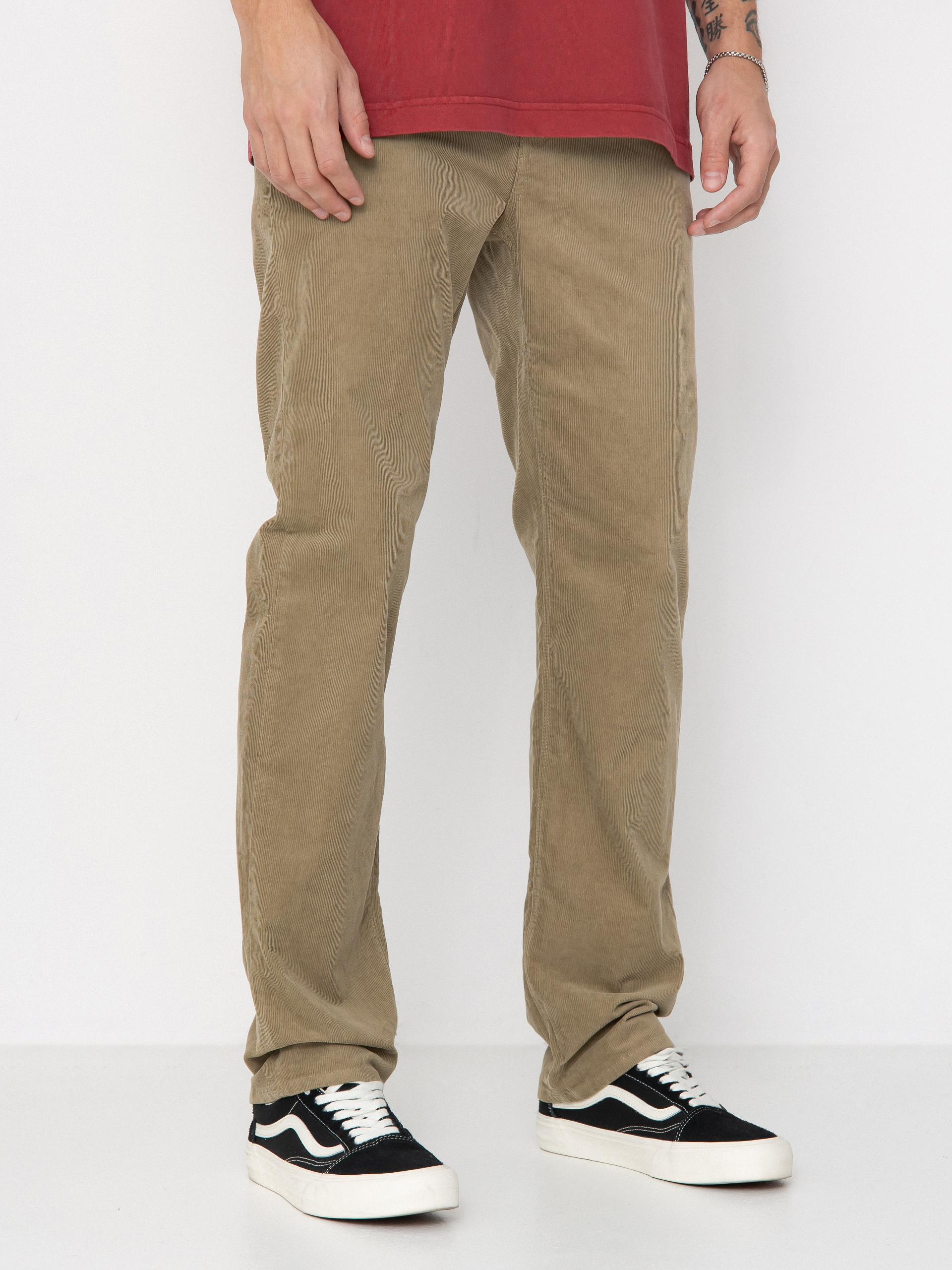 Volcom Solver 5 Pocket Cord Kisnadrág (khaki)