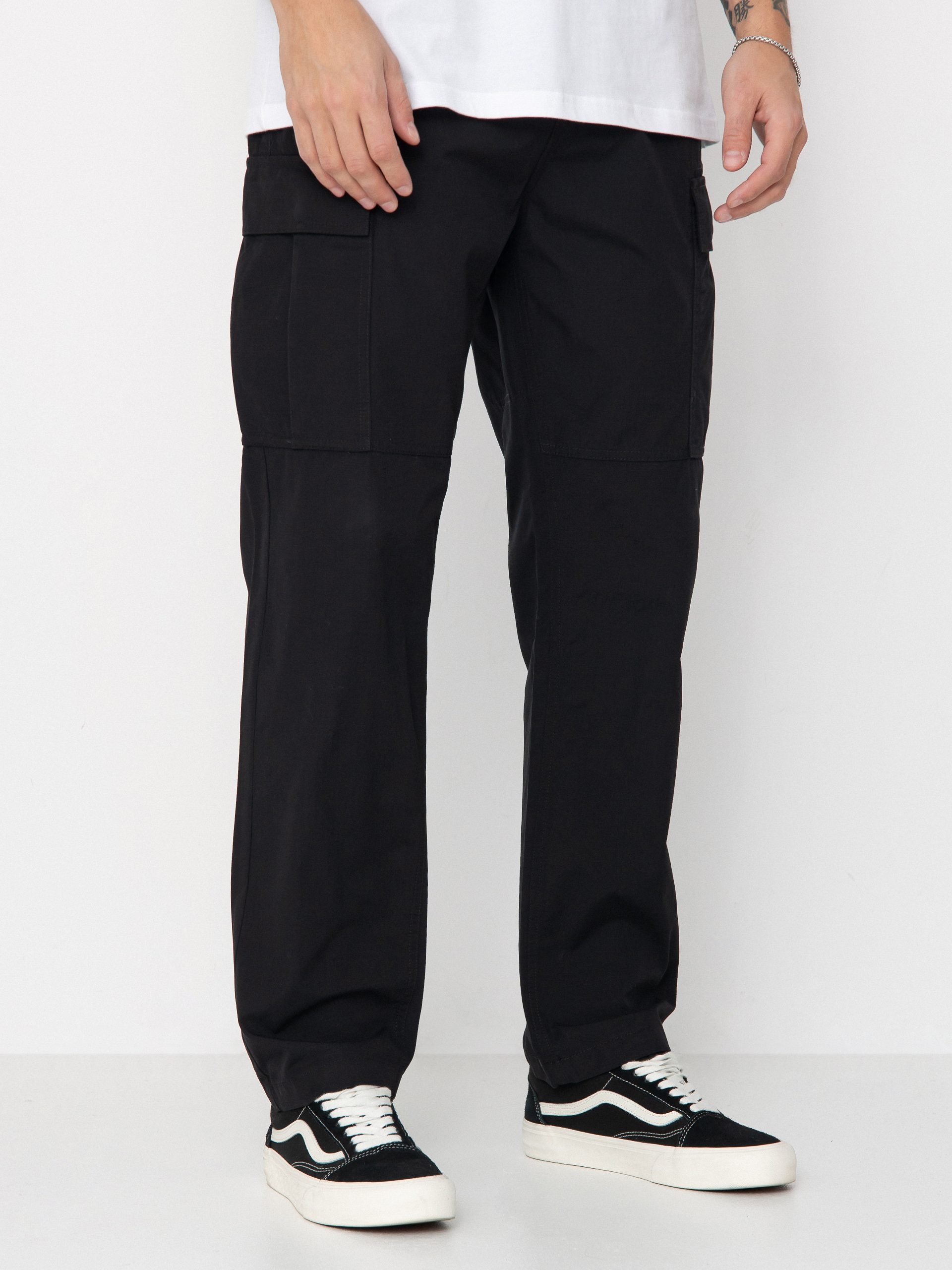 Volcom Strange Tripper Tapered Cargo Kisnadrág (black)