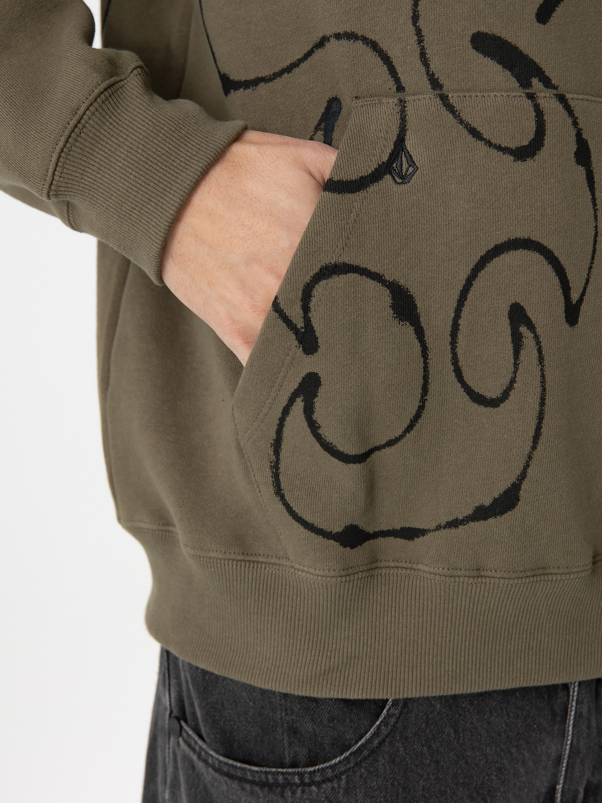 Volcom Fa Zephyr HD Kapucnis pulóver (wintermoss)