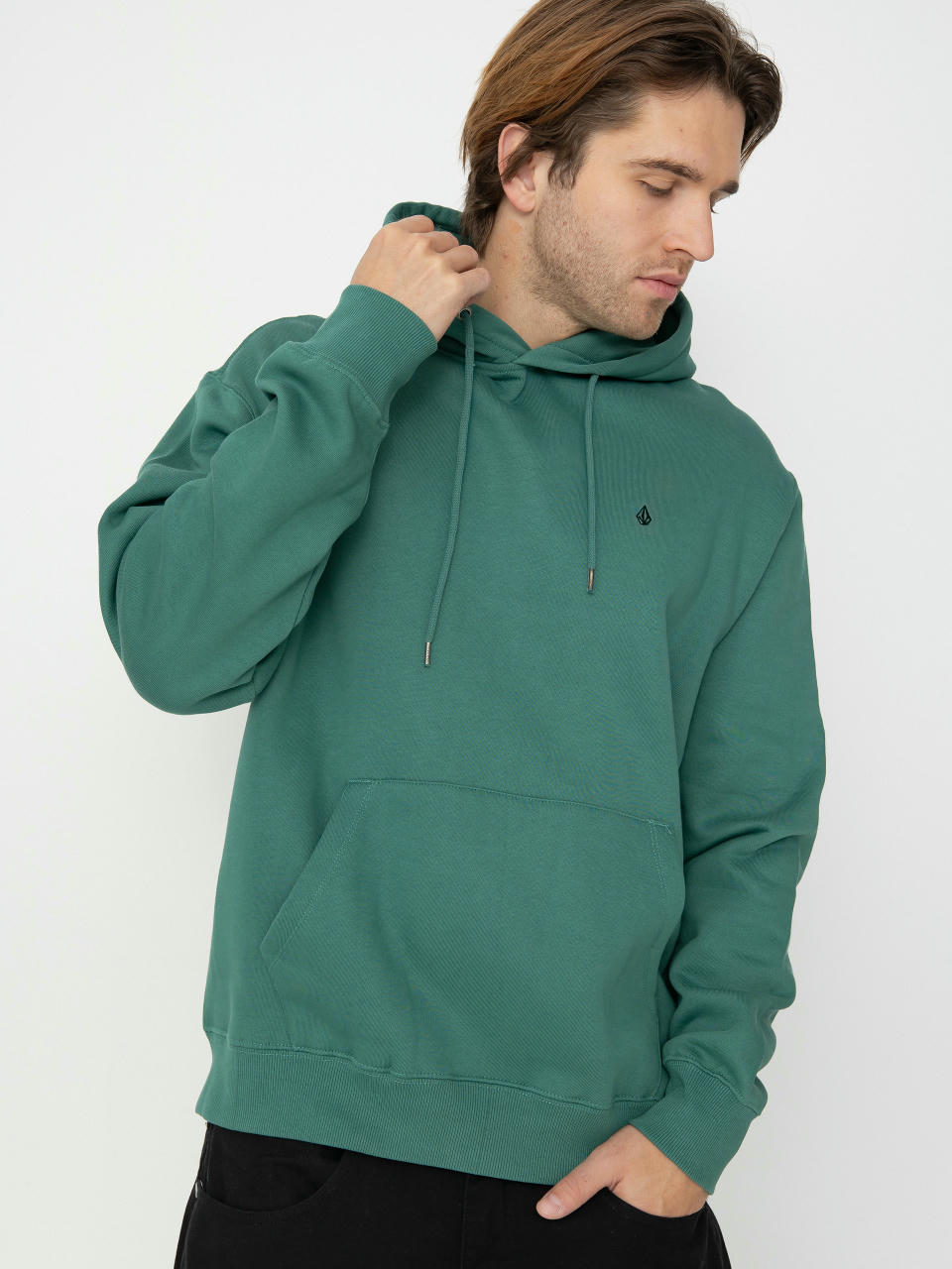 Volcom Single Stone HD Kapucnis pulóver (sea green)