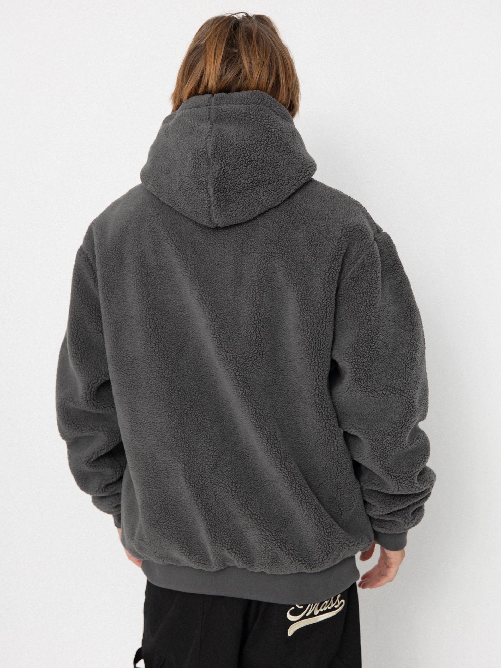 MassDnm Patch Teddy Hoody Dzseki (grey)