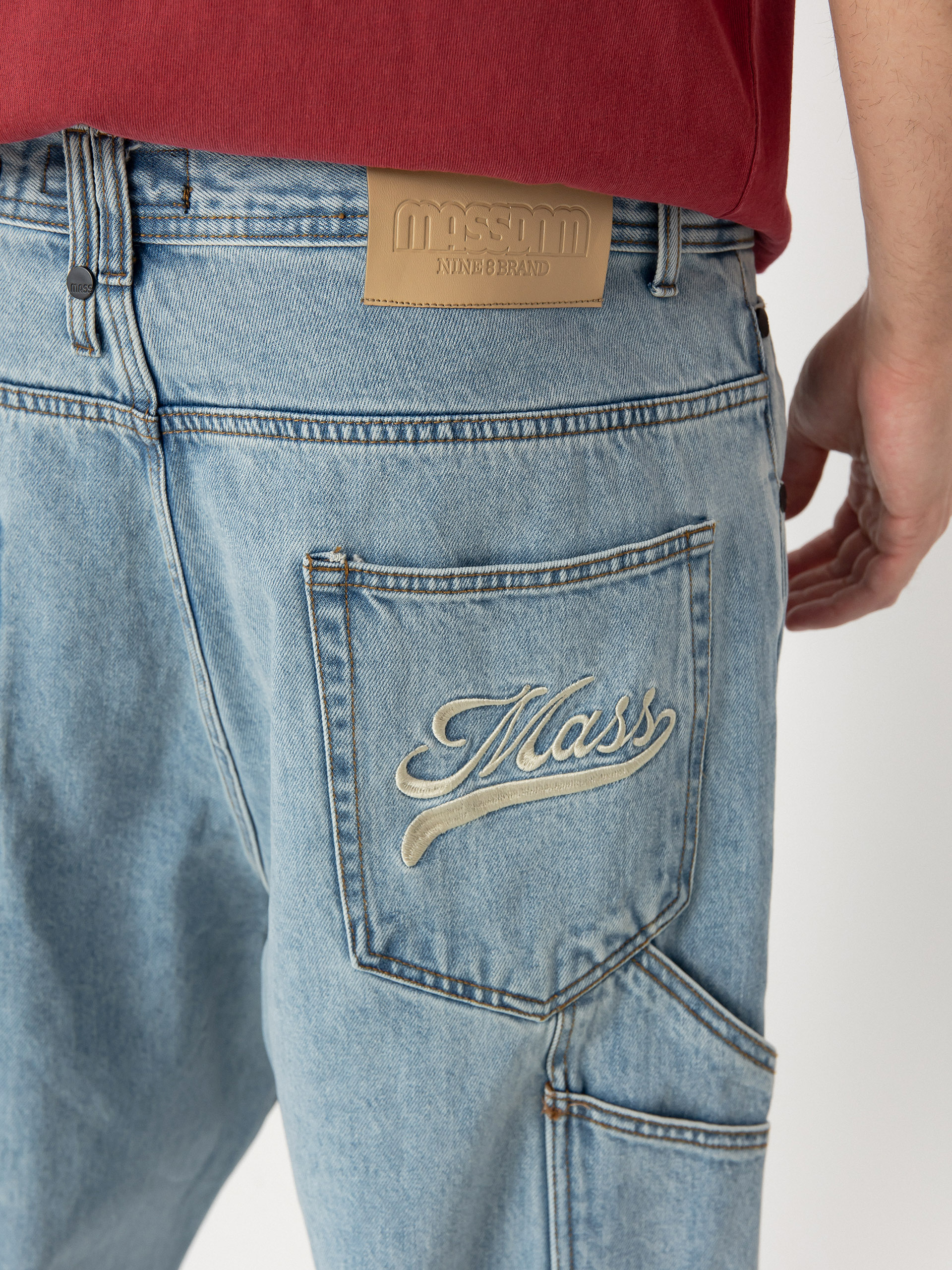 MassDnm Jeans Prospect Kisnadrág (light blue)