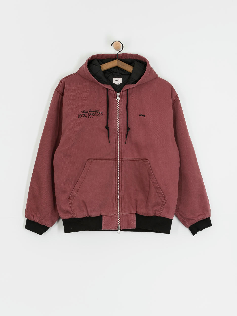 OBEY Local Service Dzseki (wine faded wash)