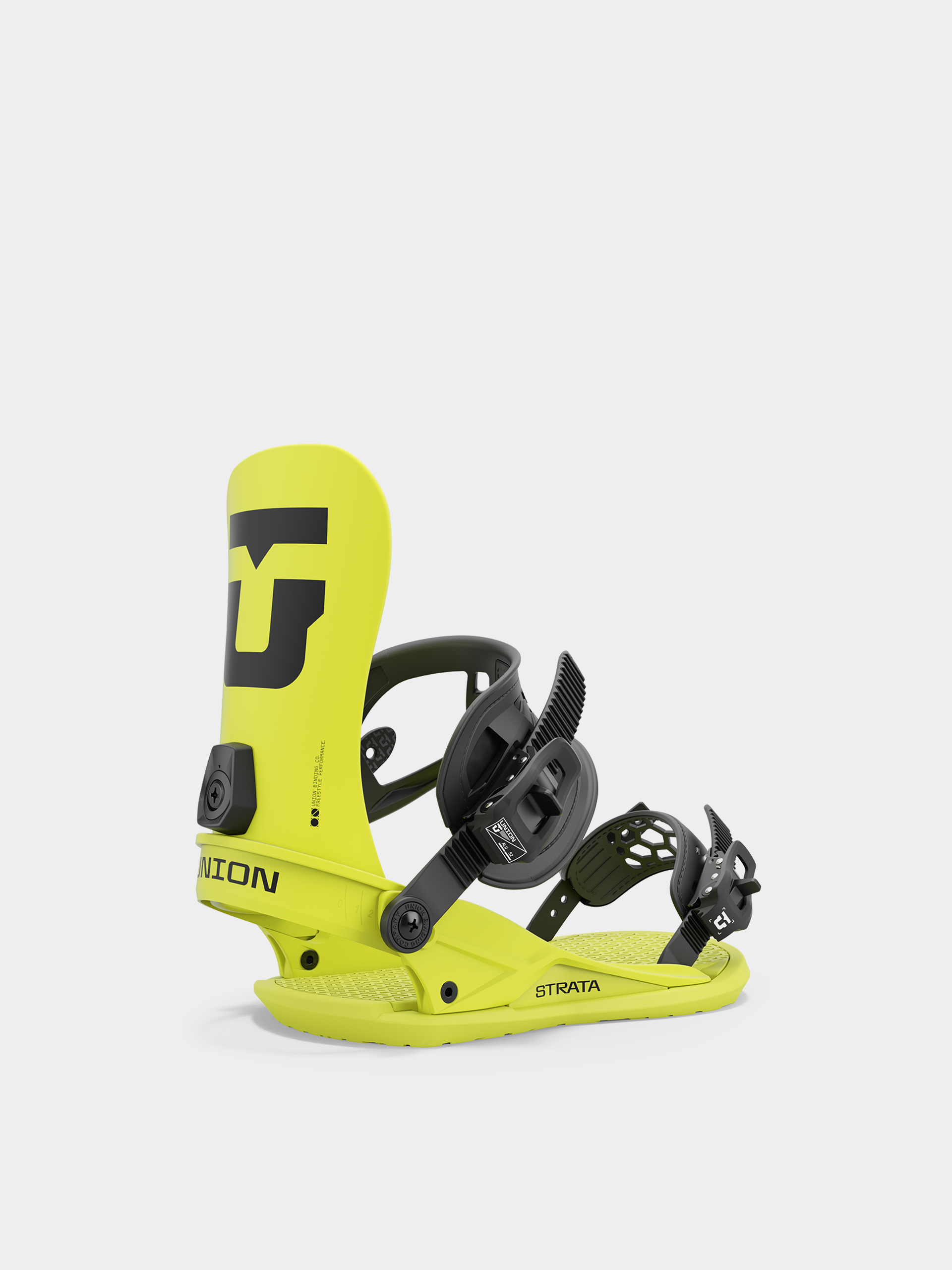 Férfi Snowboard kötés Union Strata (acid green)