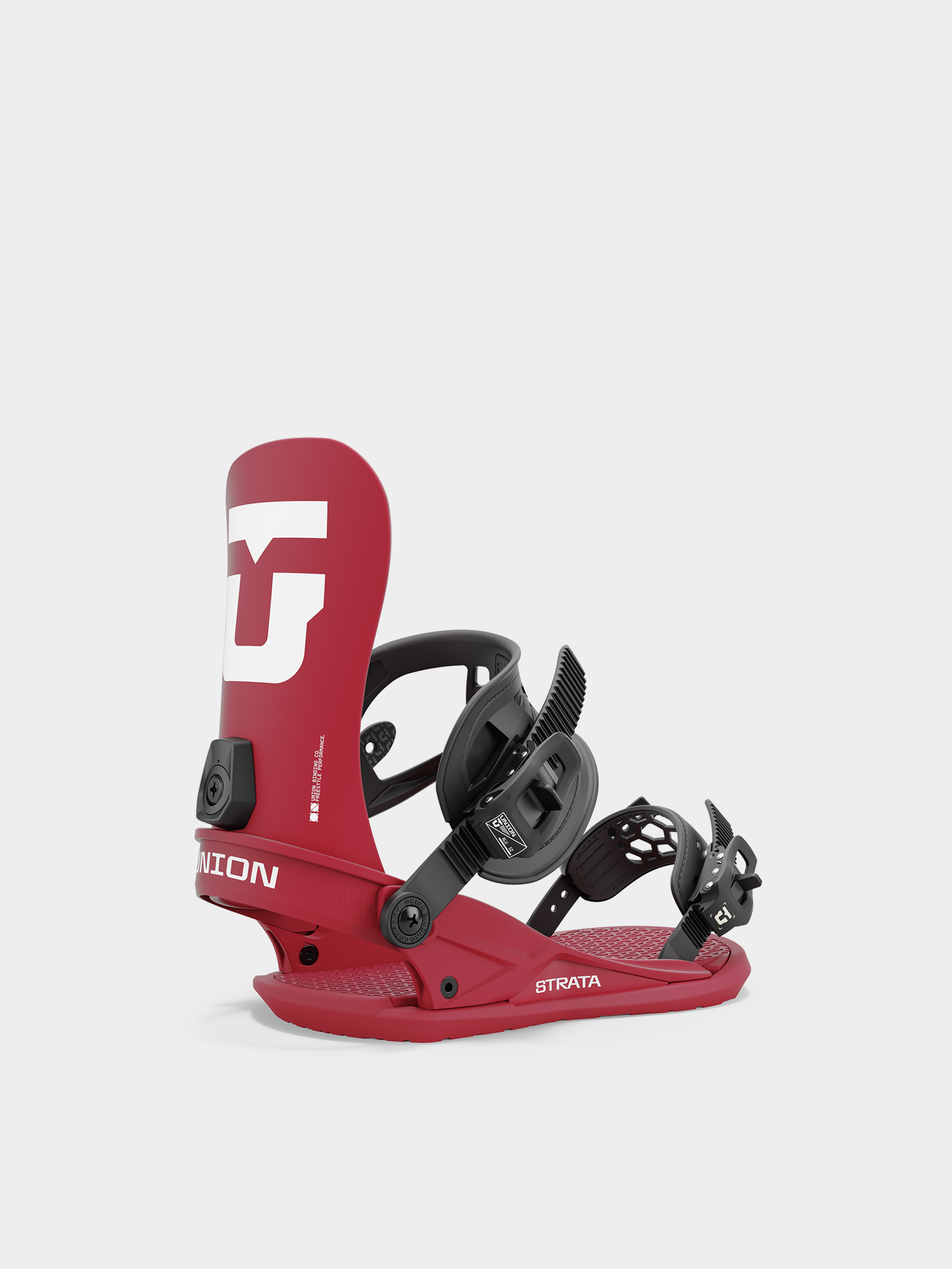 Férfi Snowboard kötés Union Strata (burgundy)