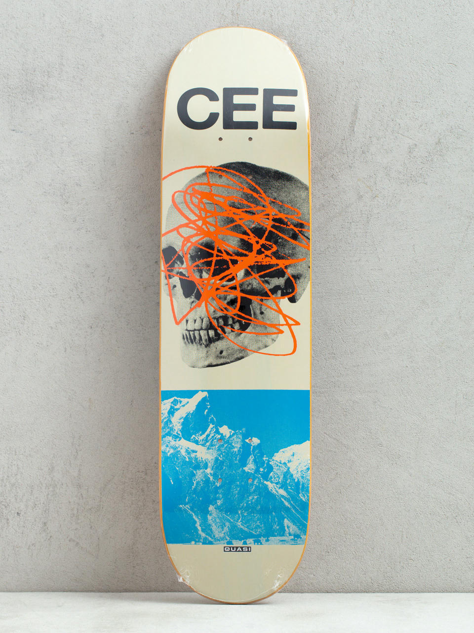 Gördeszka lap Quasi Skateboards Crockett Mountain (beige/blue)