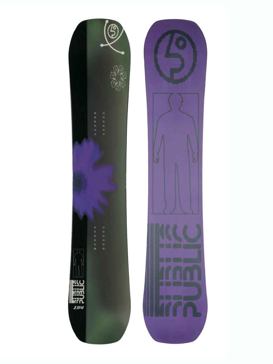 Férfi Snowboard Public Statement (purple/black)