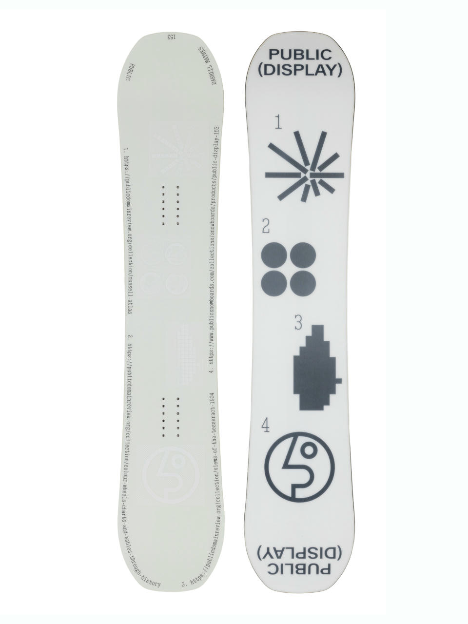 Férfi Snowboard Public Display (white/black)