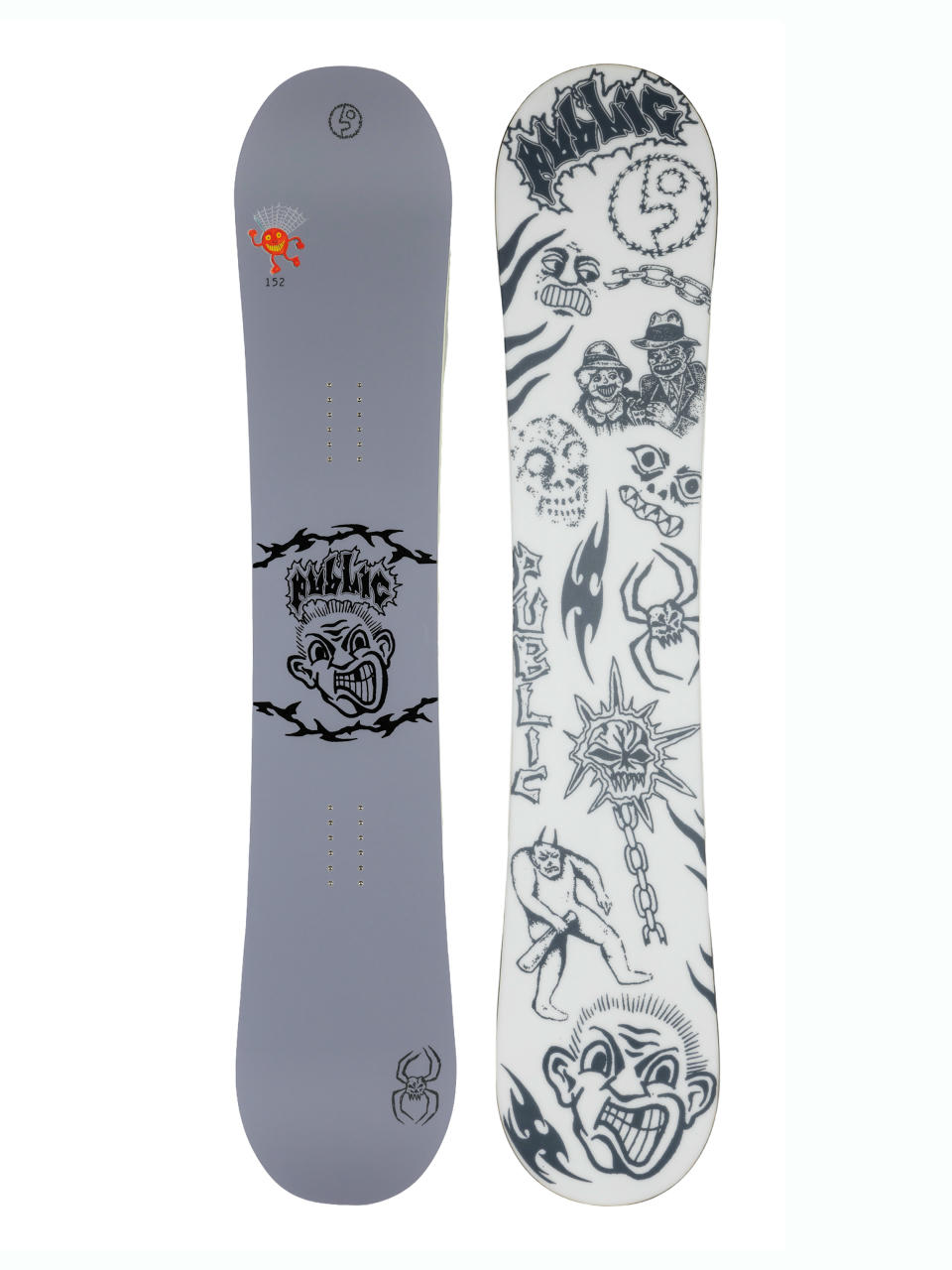 Férfi Snowboard Public Disorder (grey)