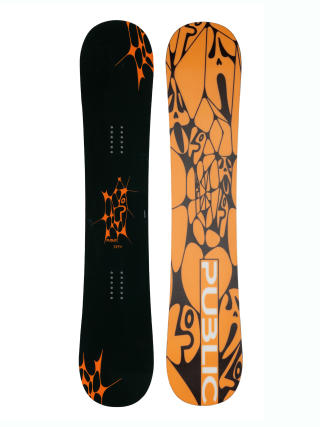 Snowboard Public General (orange/black)