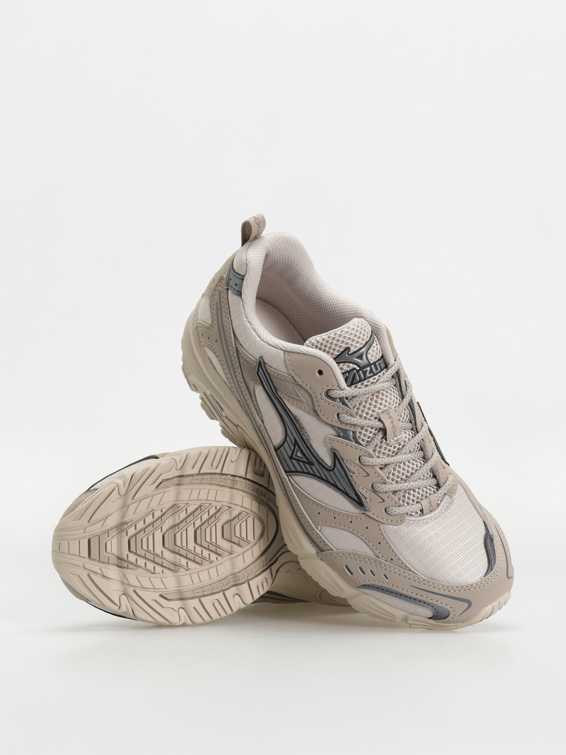 Mizuno MXR Tech Cipők - bézs (silver cloud/metallic gray/vintage