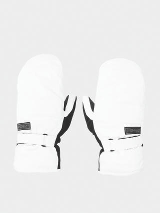 Kesztyű Volcom Peep Gore Tex Mitt Wmn (white)