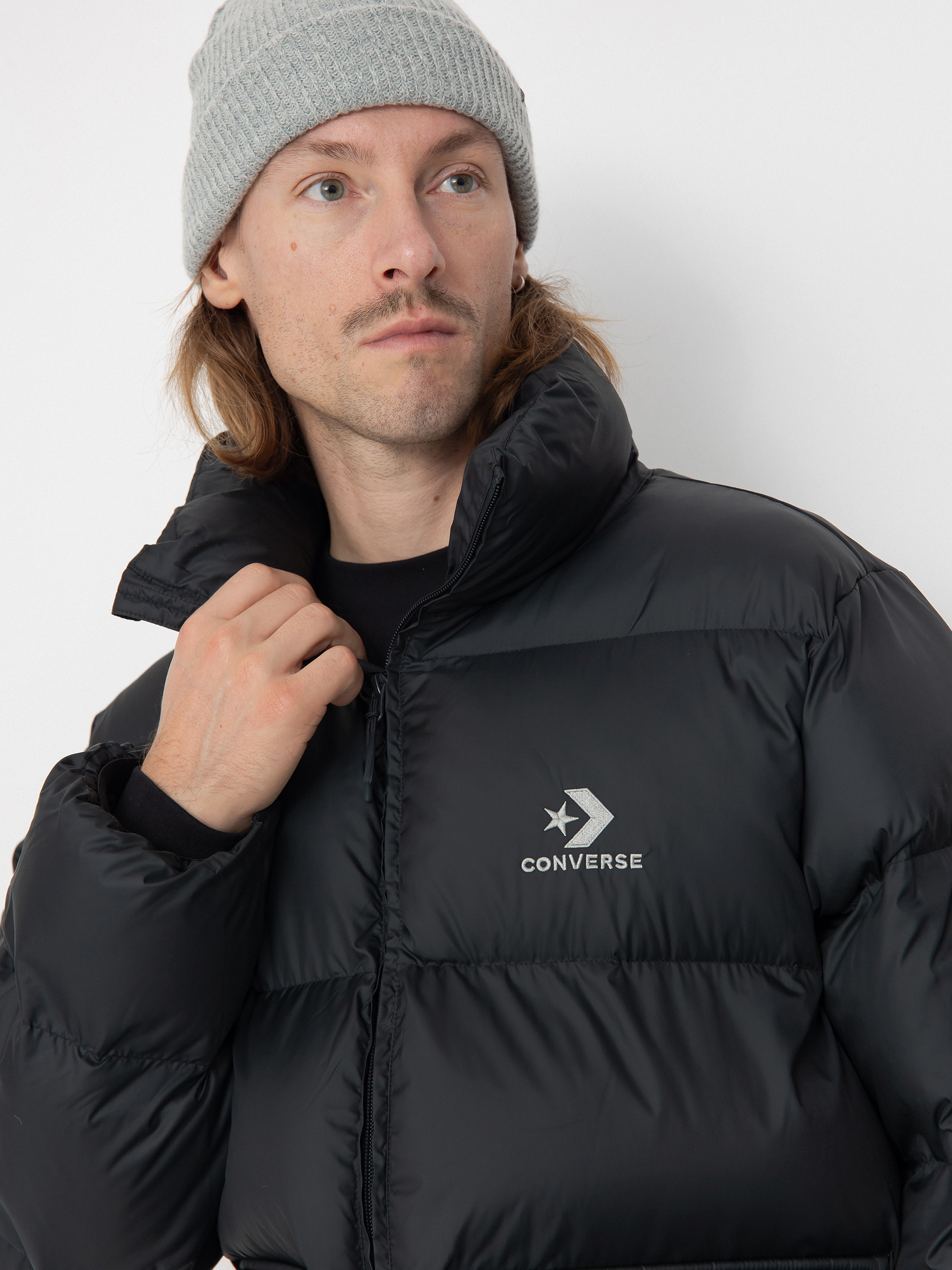 Dzseki Converse Patch Pocket Puffer (converse black)