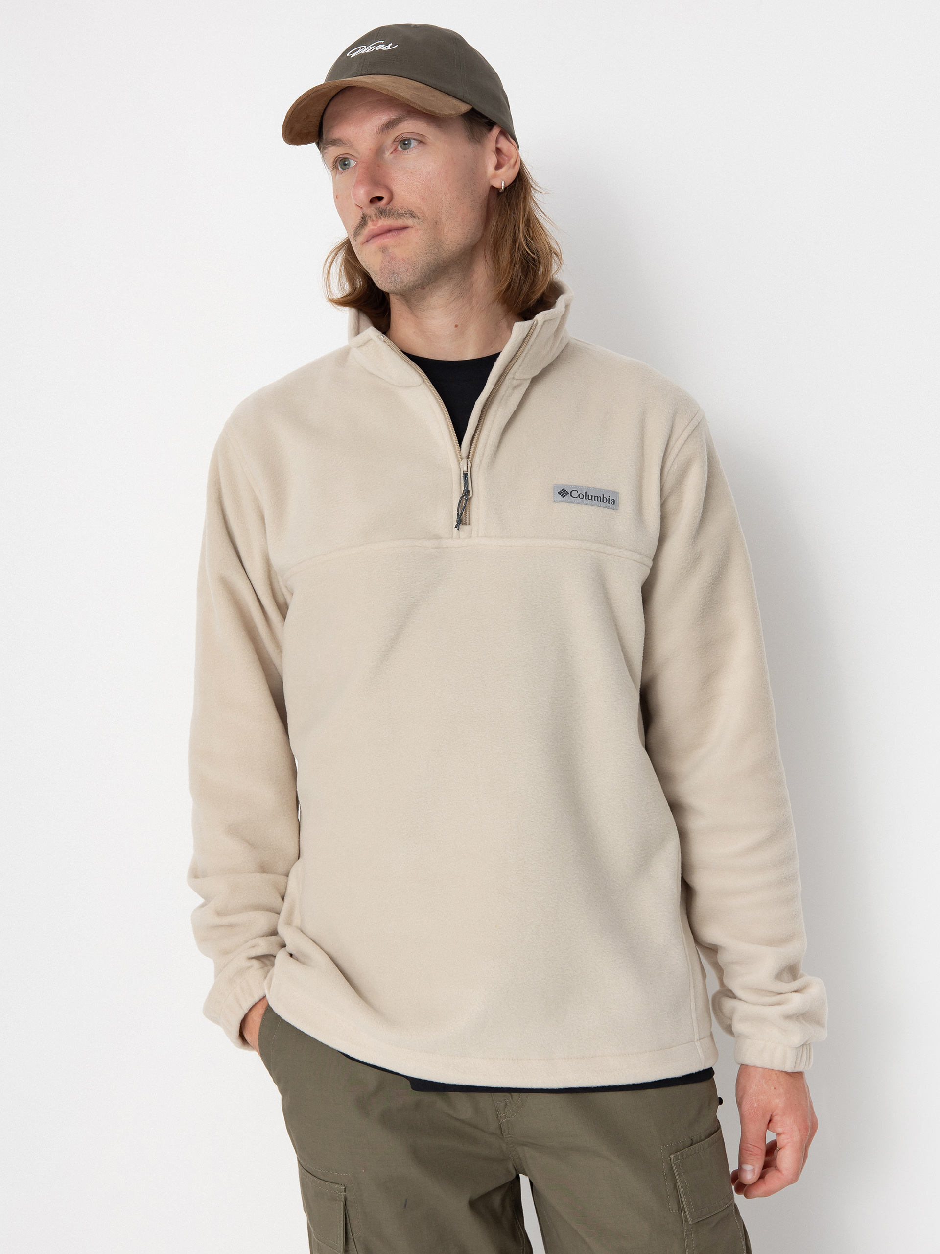 Polu00e1r pulu00f3ver Columbia Steens Mountain Half Zip (ancient fossil)