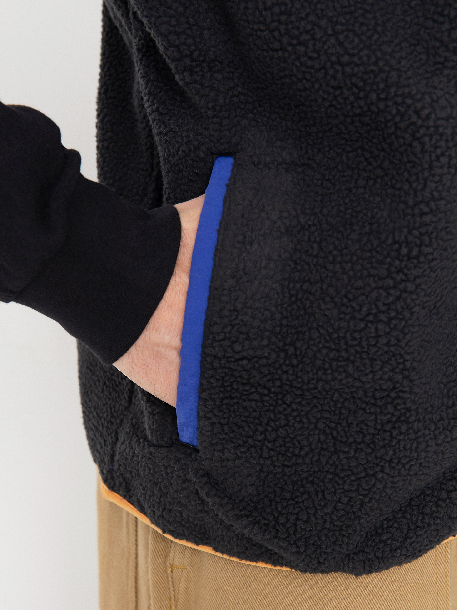 Férfi Polár pulóver Columbia Helvetia II Vest (black)