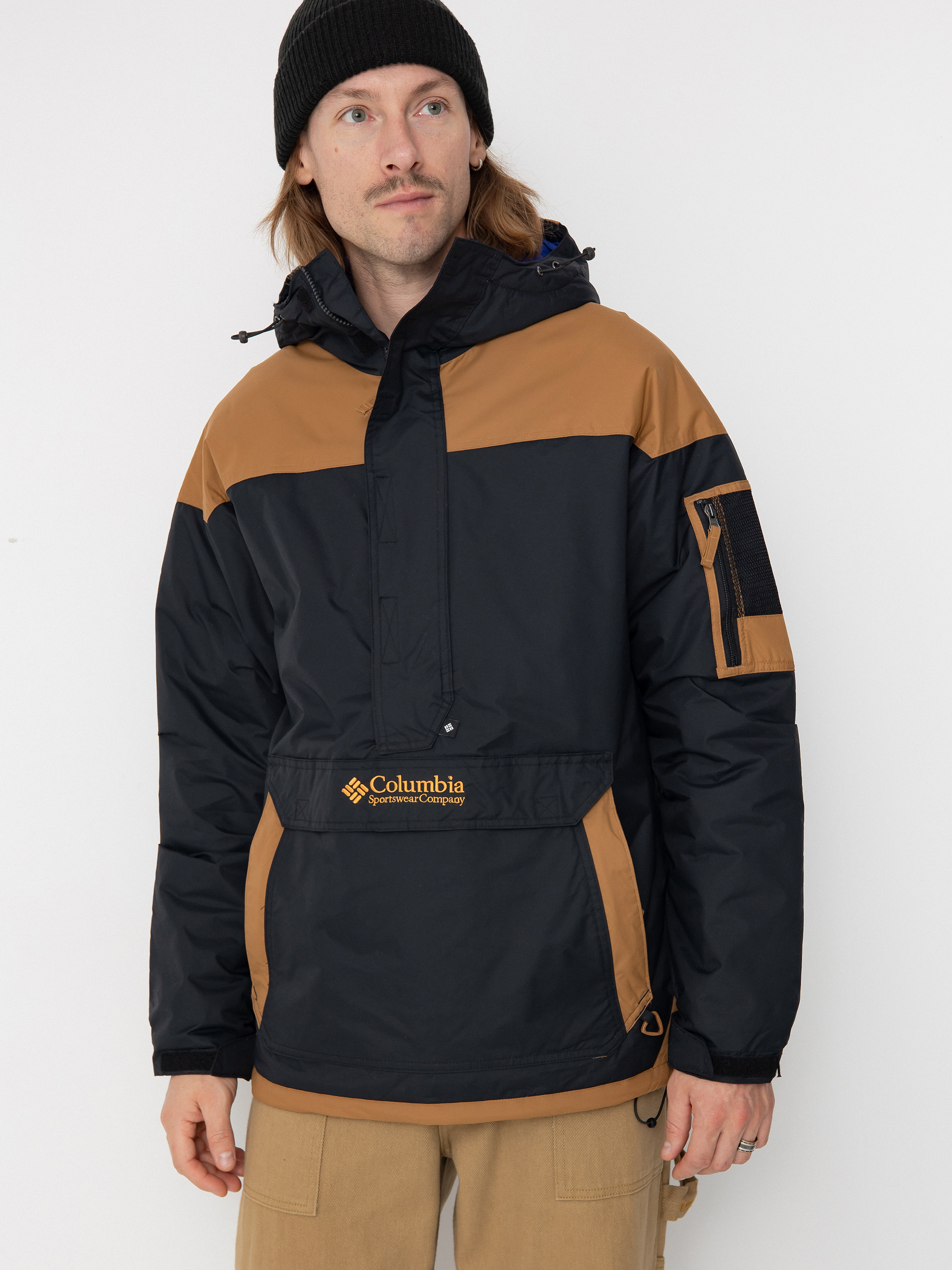 Dzseki Columbia Challenger II Insulated Pullover (black camel br)