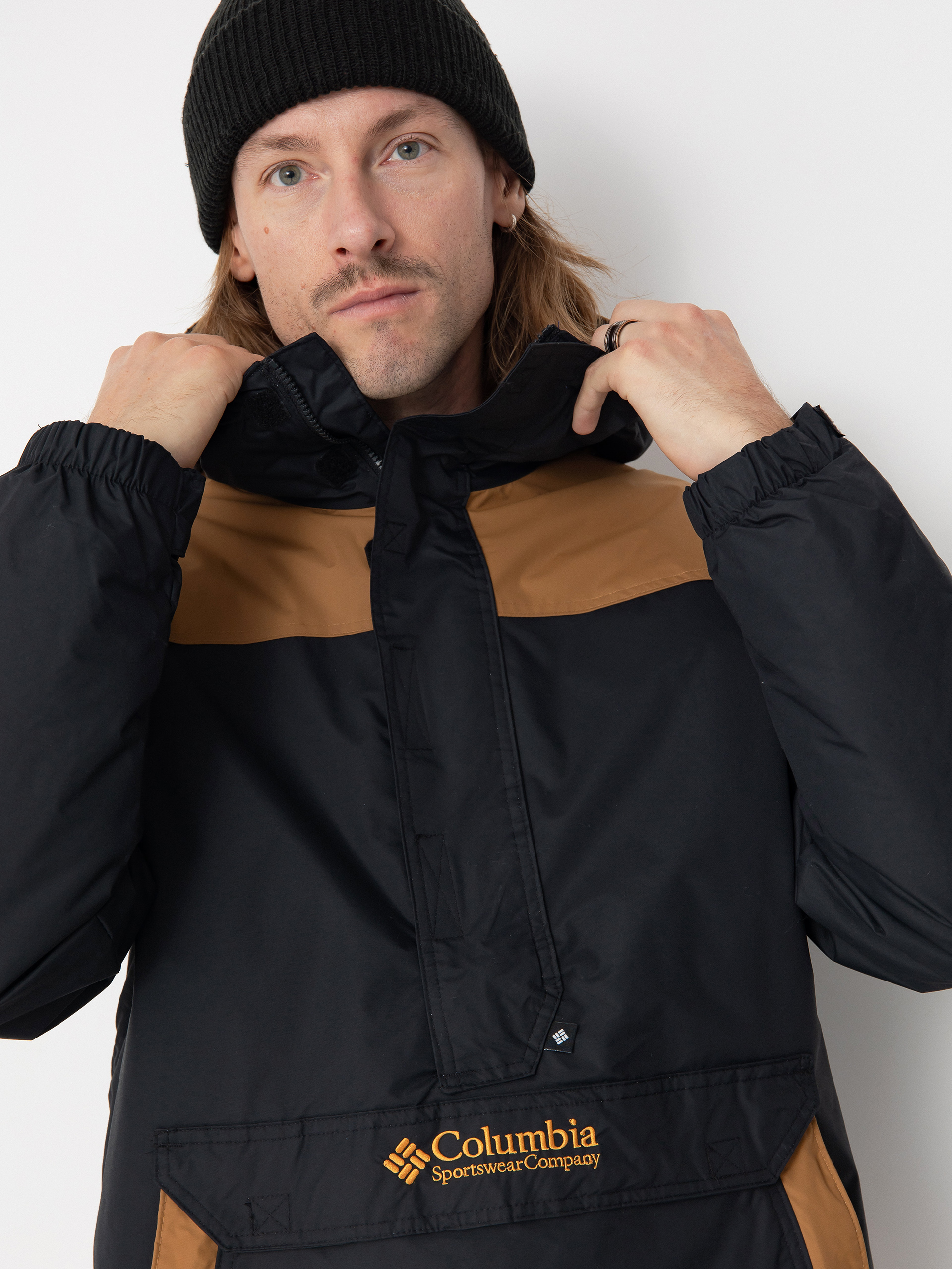 Dzseki Columbia Challenger II Insulated Pullover (black camel br)