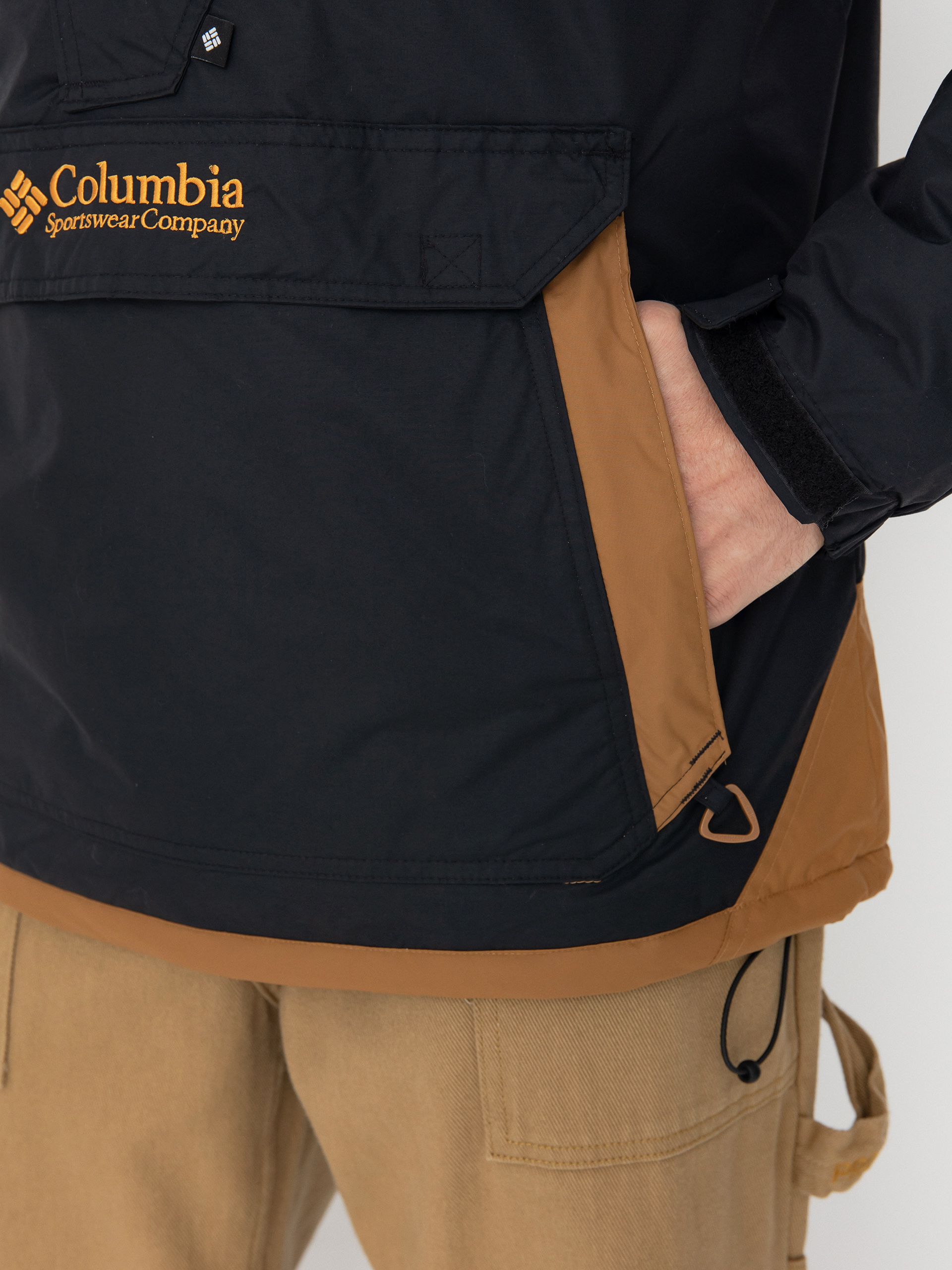 Dzseki Columbia Challenger II Insulated Pullover (black camel br)