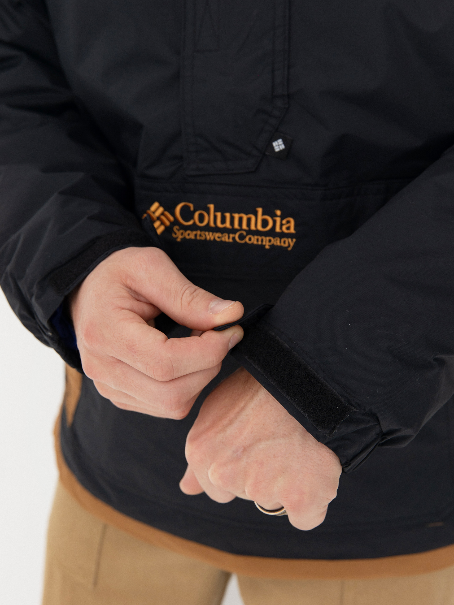 Dzseki Columbia Challenger II Insulated Pullover (black camel br)