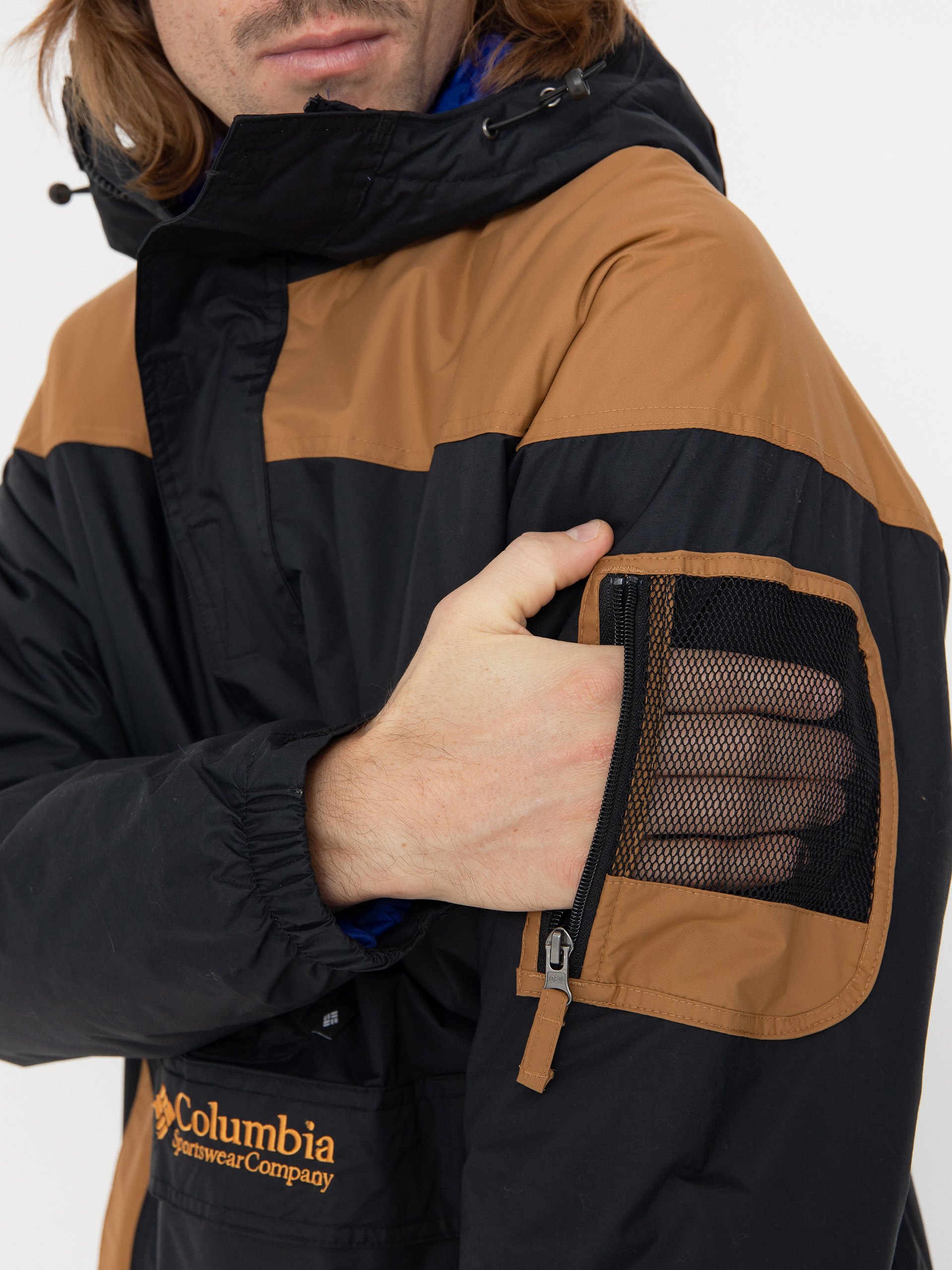 Dzseki Columbia Challenger II Insulated Pullover (black camel br)
