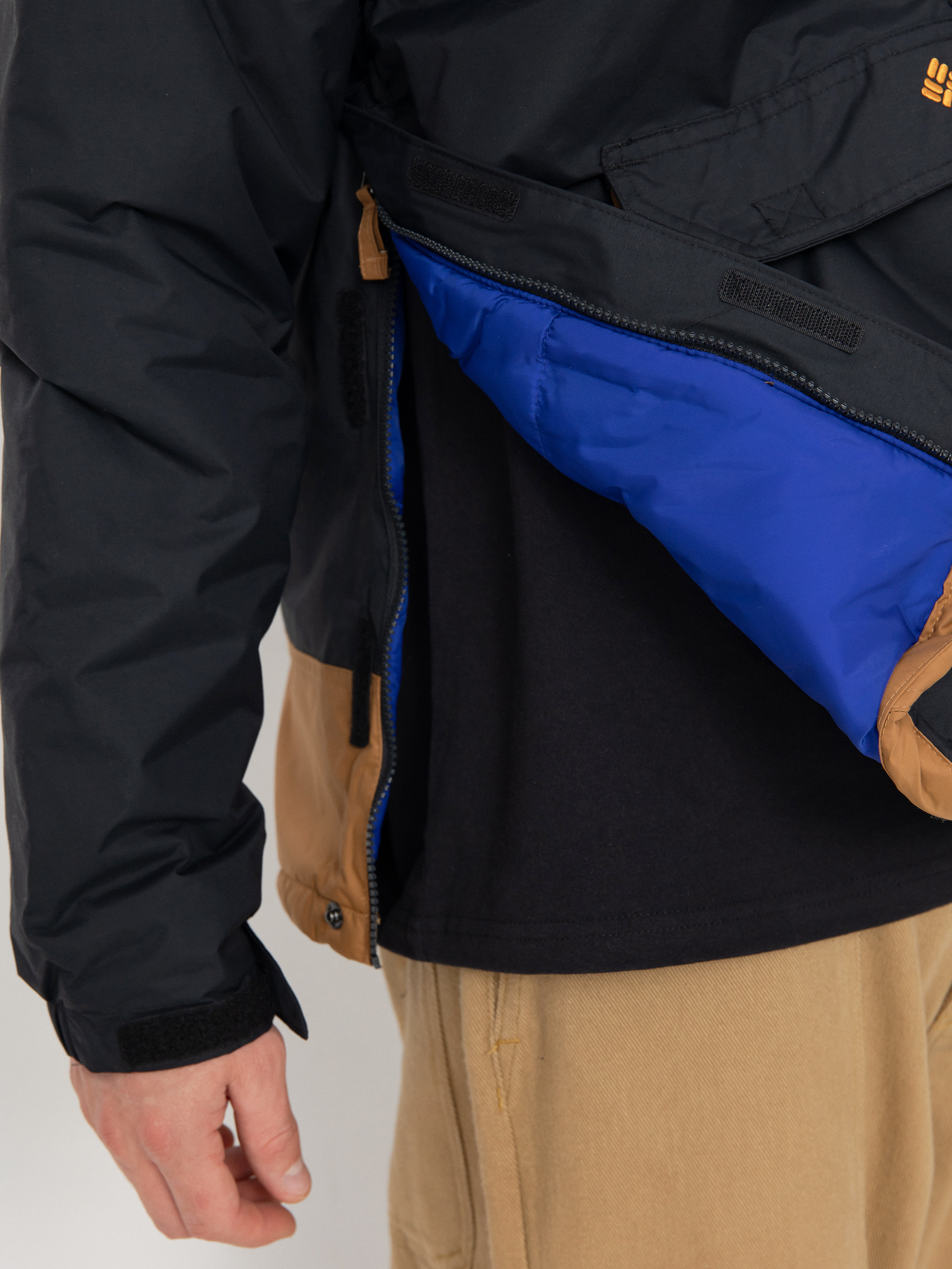 Dzseki Columbia Challenger II Insulated Pullover (black camel br)