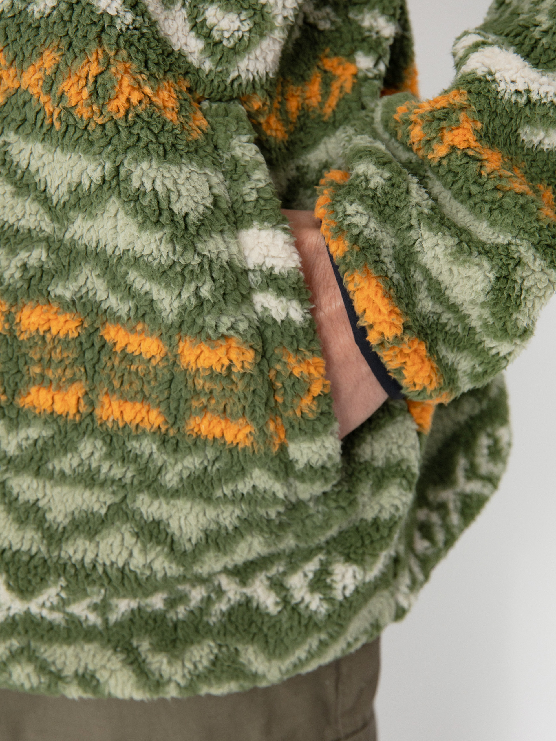 Férfi Polár pulóver Columbia Rugged Ridge Half Snap (canteen madras)