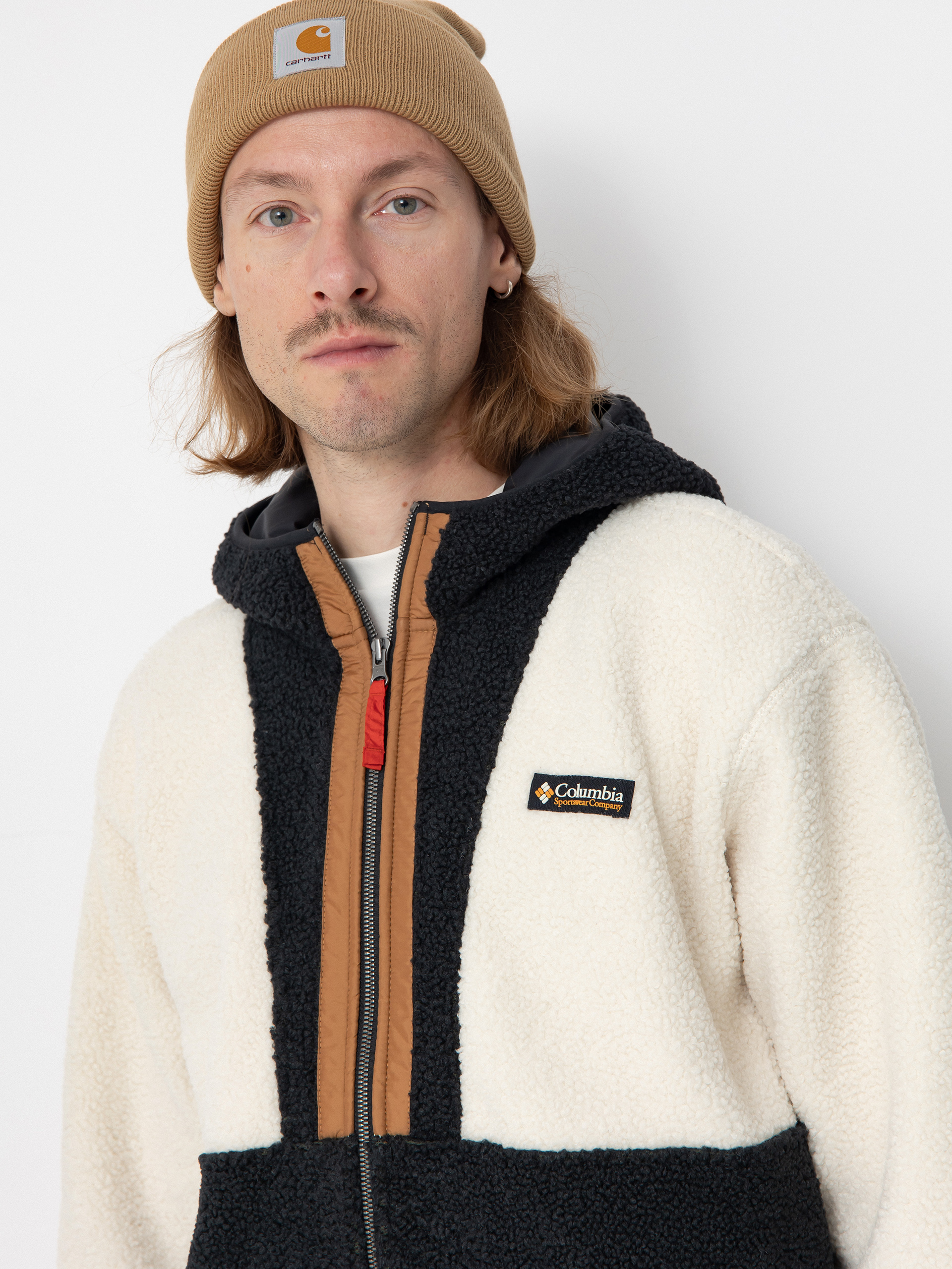 Férfi Polár pulóver Columbia Backbowl II Remastered ZHD (chalk black)