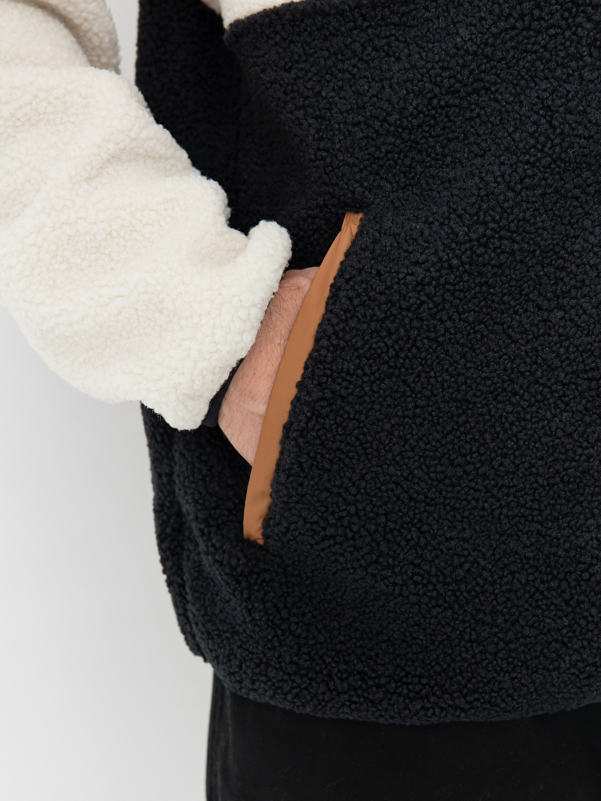 Férfi Polár pulóver Columbia Backbowl II Remastered ZHD (chalk black)