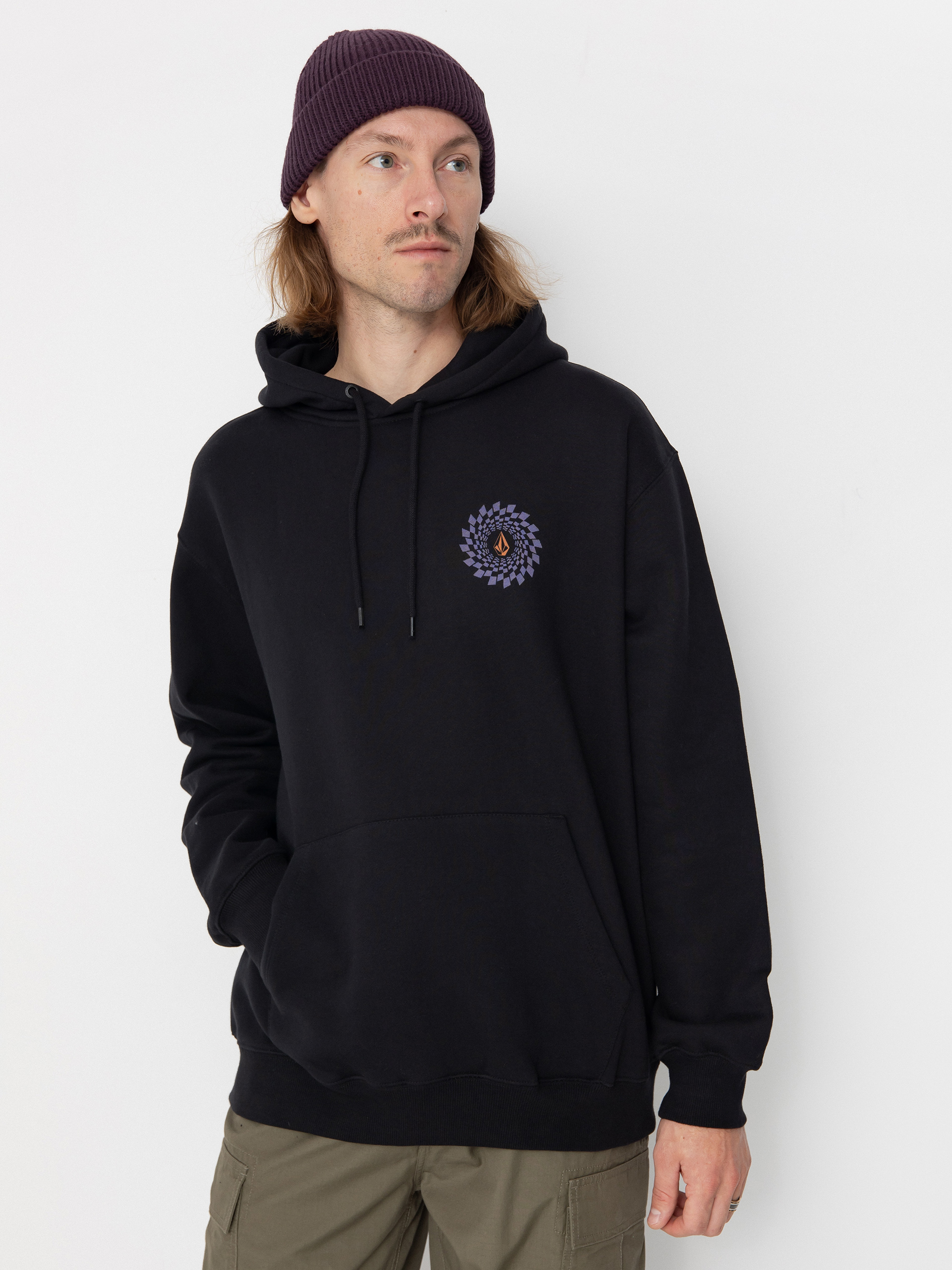 Volcom Watanite HD Kapucnis pulóver (black)