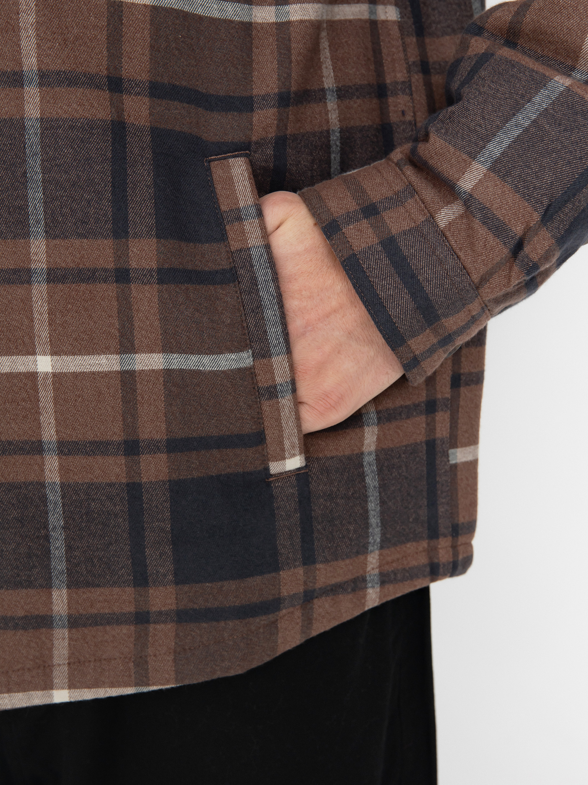 Ing Patagonia LW Insulated Fjord Flannel (outdoor molasses brown)