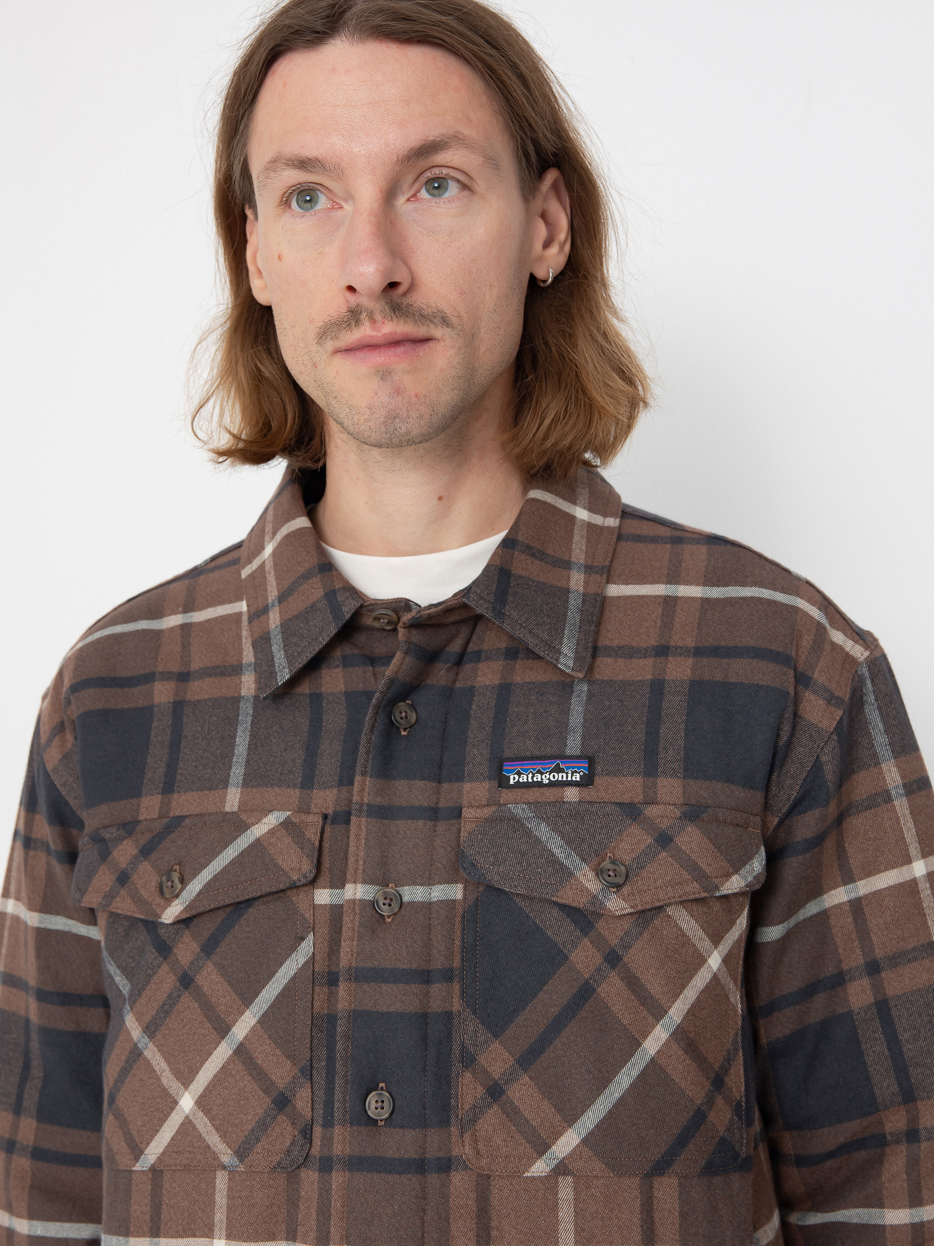 Ing Patagonia LW Insulated Fjord Flannel (outdoor molasses brown)