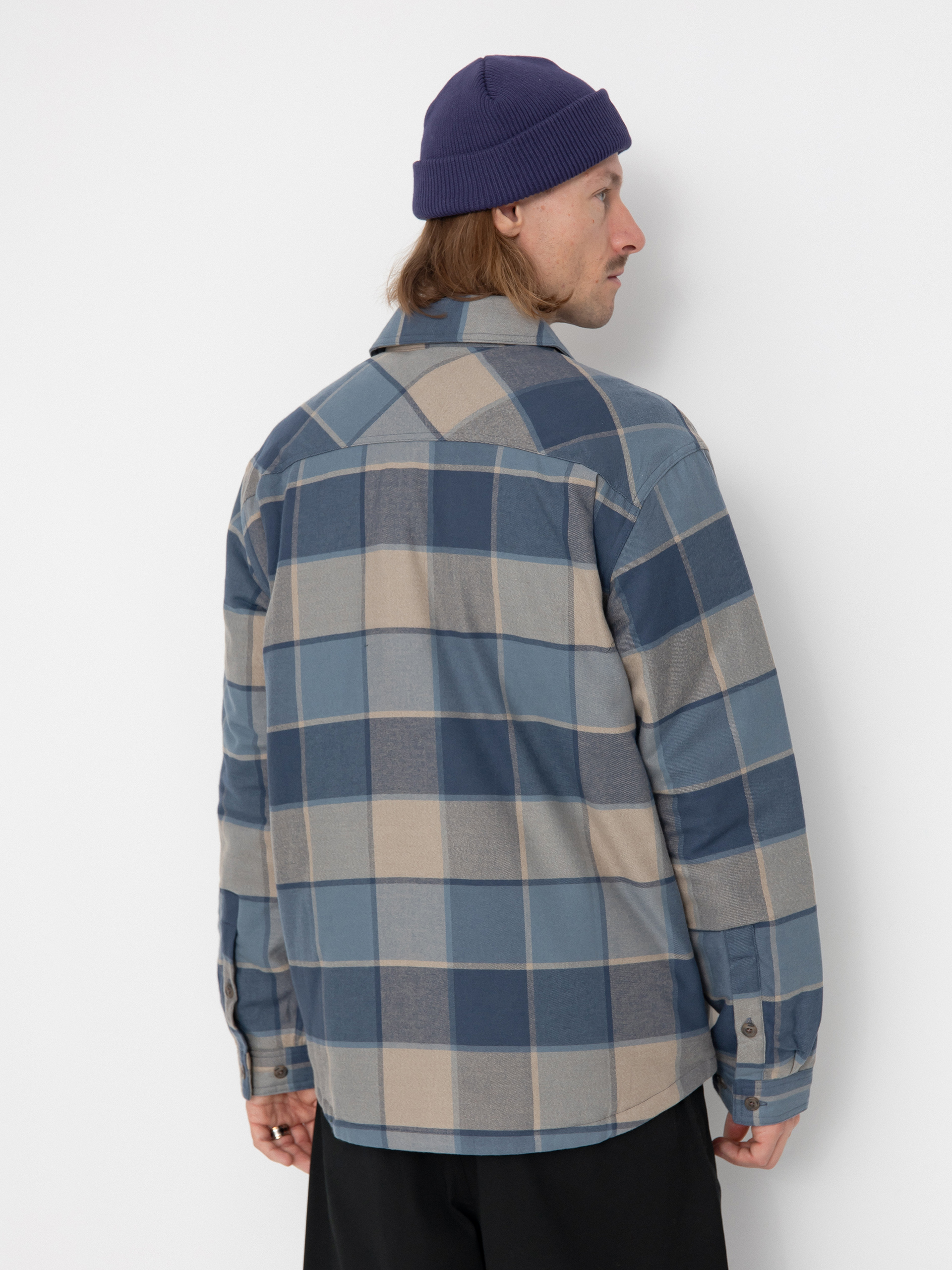 Ing Patagonia LW Insulated Fjord Flannel (william smolder blue)