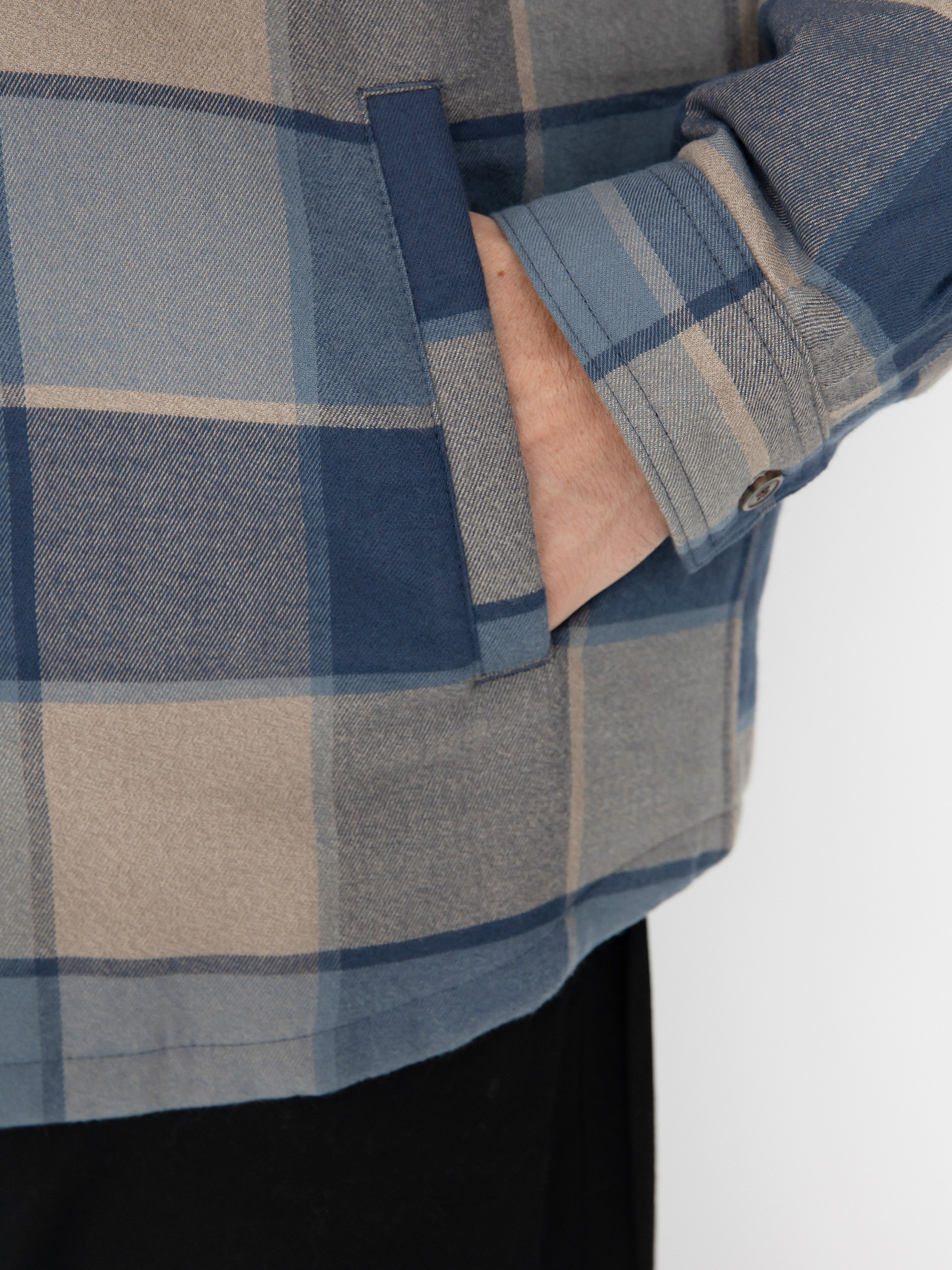 Ing Patagonia LW Insulated Fjord Flannel (william smolder blue)