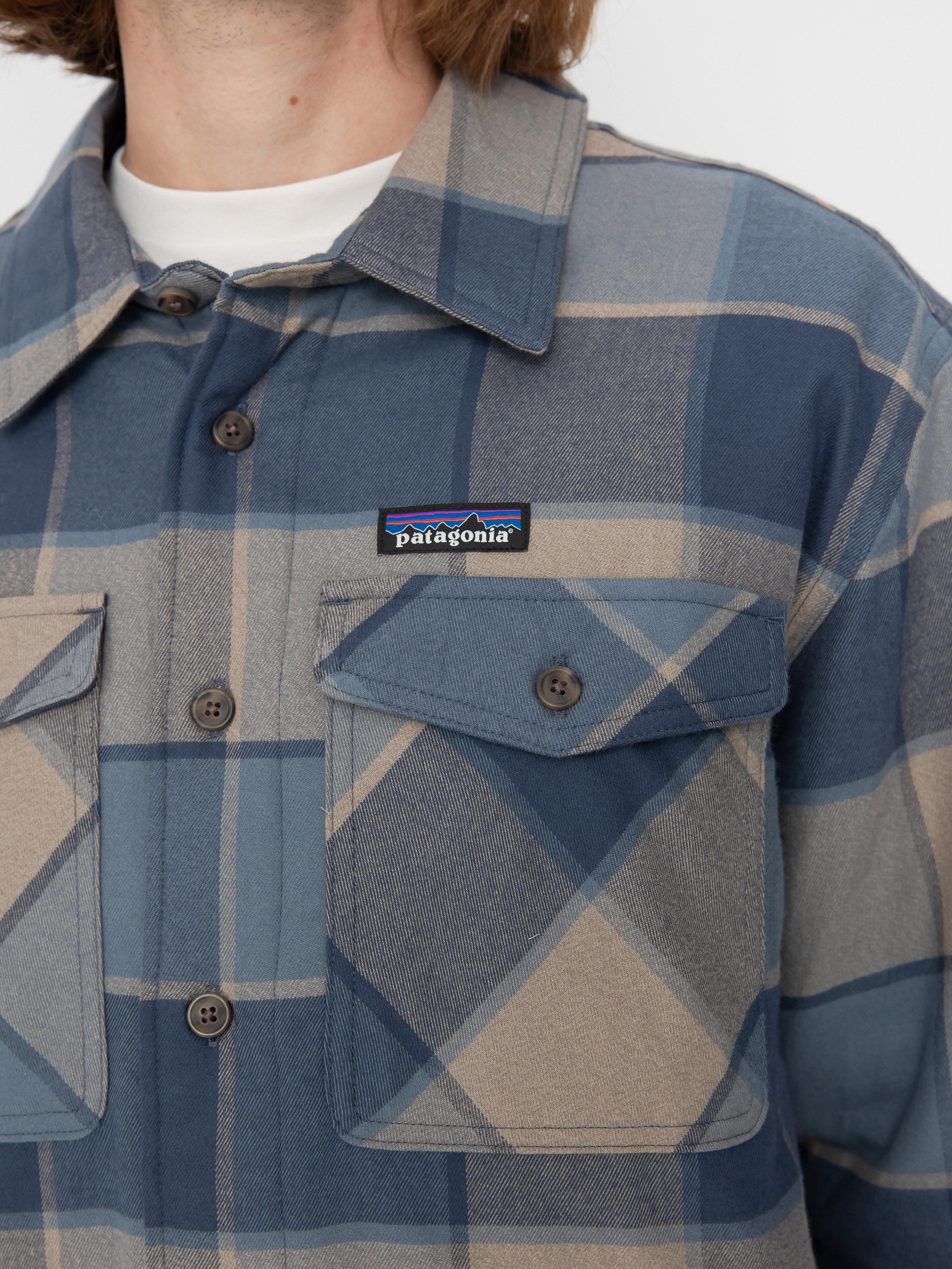 Ing Patagonia LW Insulated Fjord Flannel (william smolder blue)