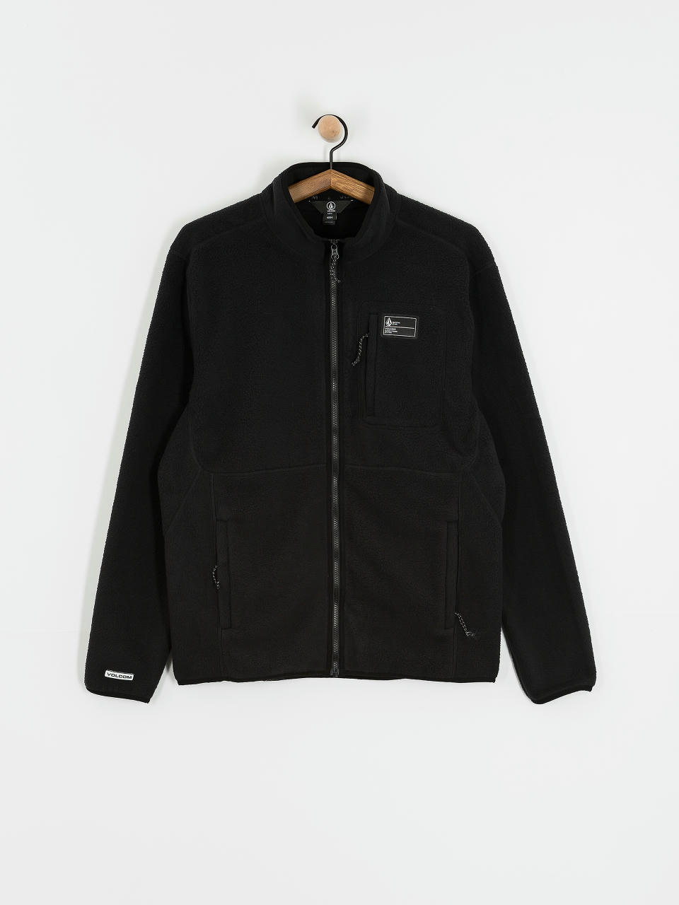 Férfi Thermo pulóver Volcom Fleecer Full Zip (black)