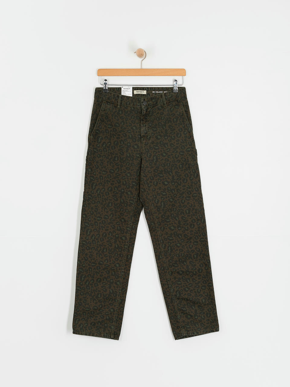 Kisnadrág Carhartt WIP Leo Pierce Wmn (camo leo/tamarind/office green)