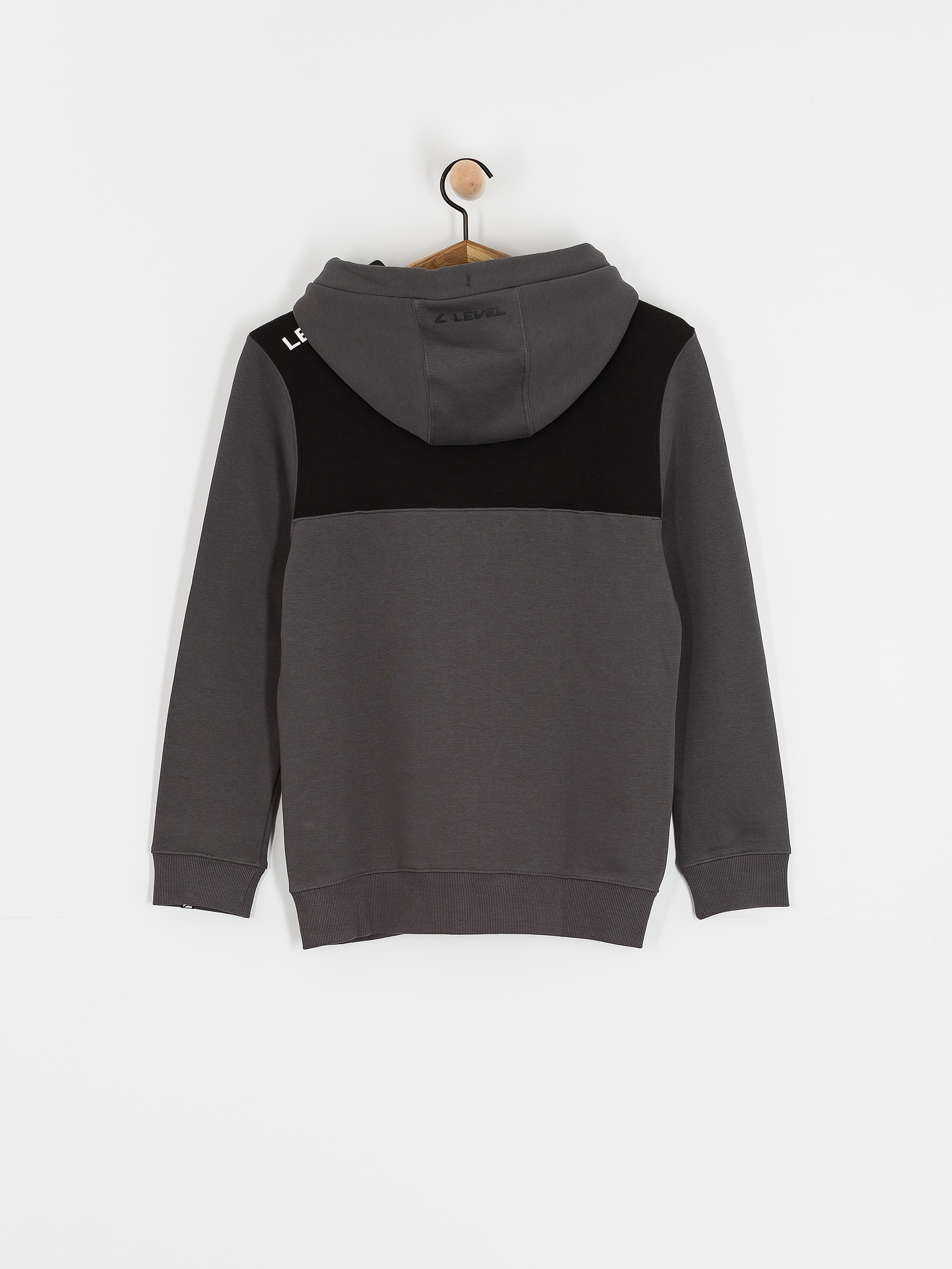 Pulóver Level Hoodie Level Logo (anthracite)