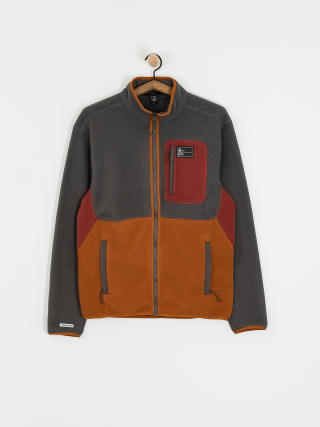 Thermo pulóver Volcom Fleecer Full Zip (charcoal)