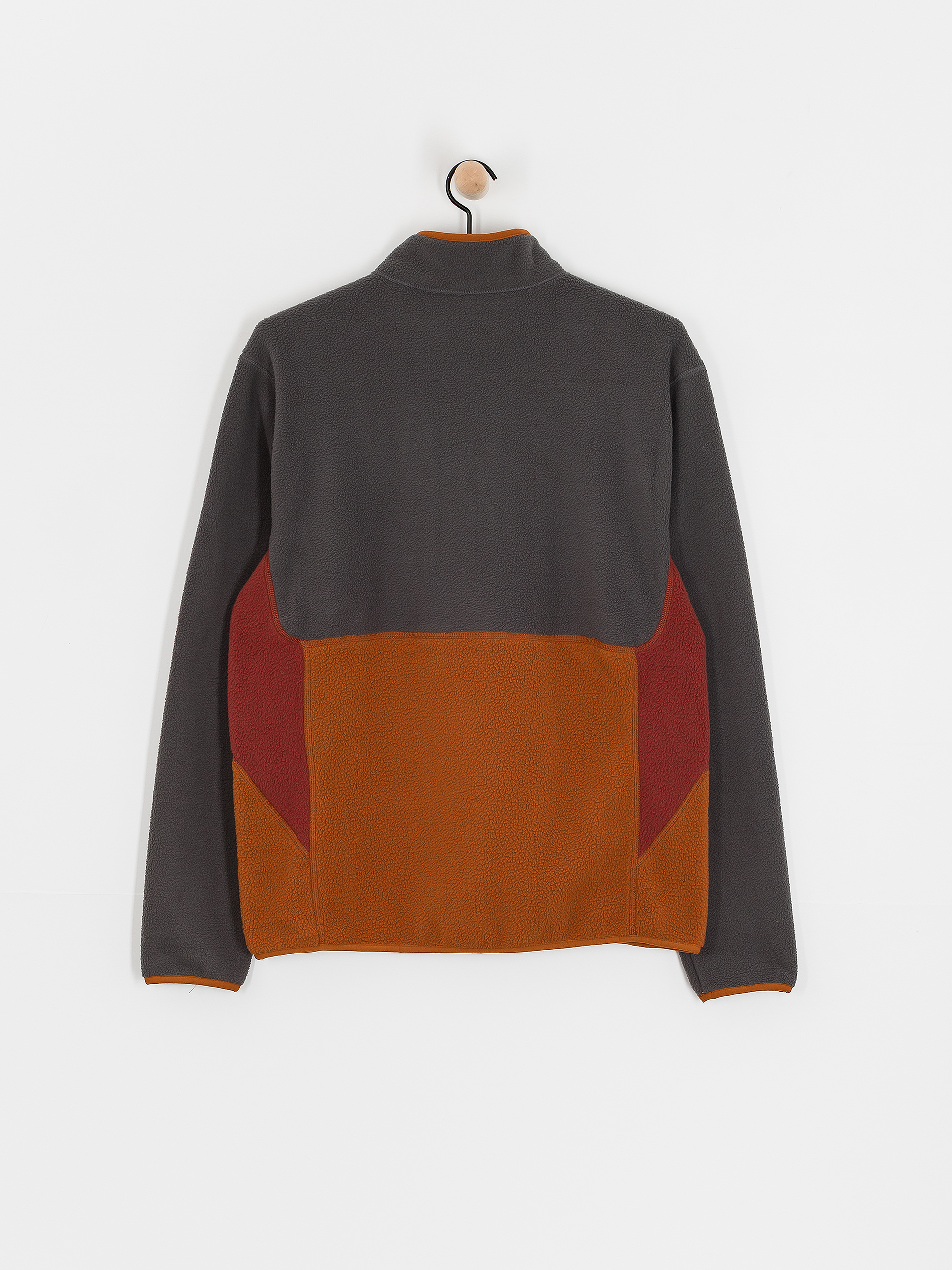 Férfi Thermo pulóver Volcom Fleecer Full Zip (charcoal)