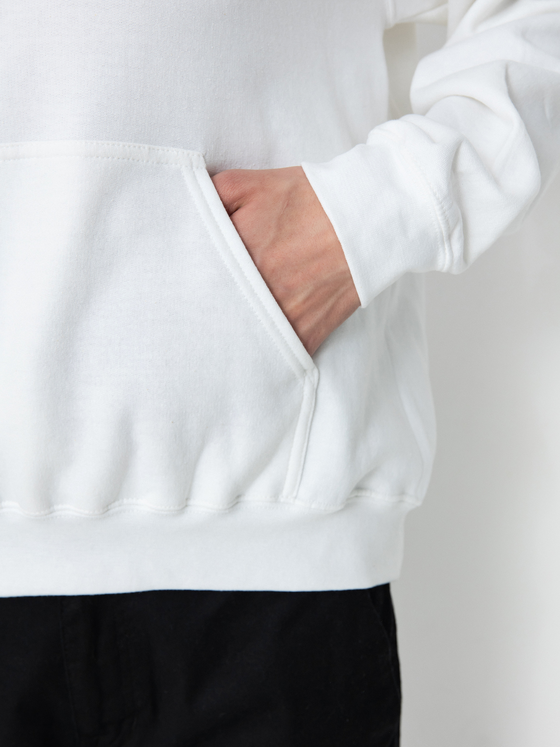 Thrasher Skate Mag HD Kapucnis pulóver (white/red)