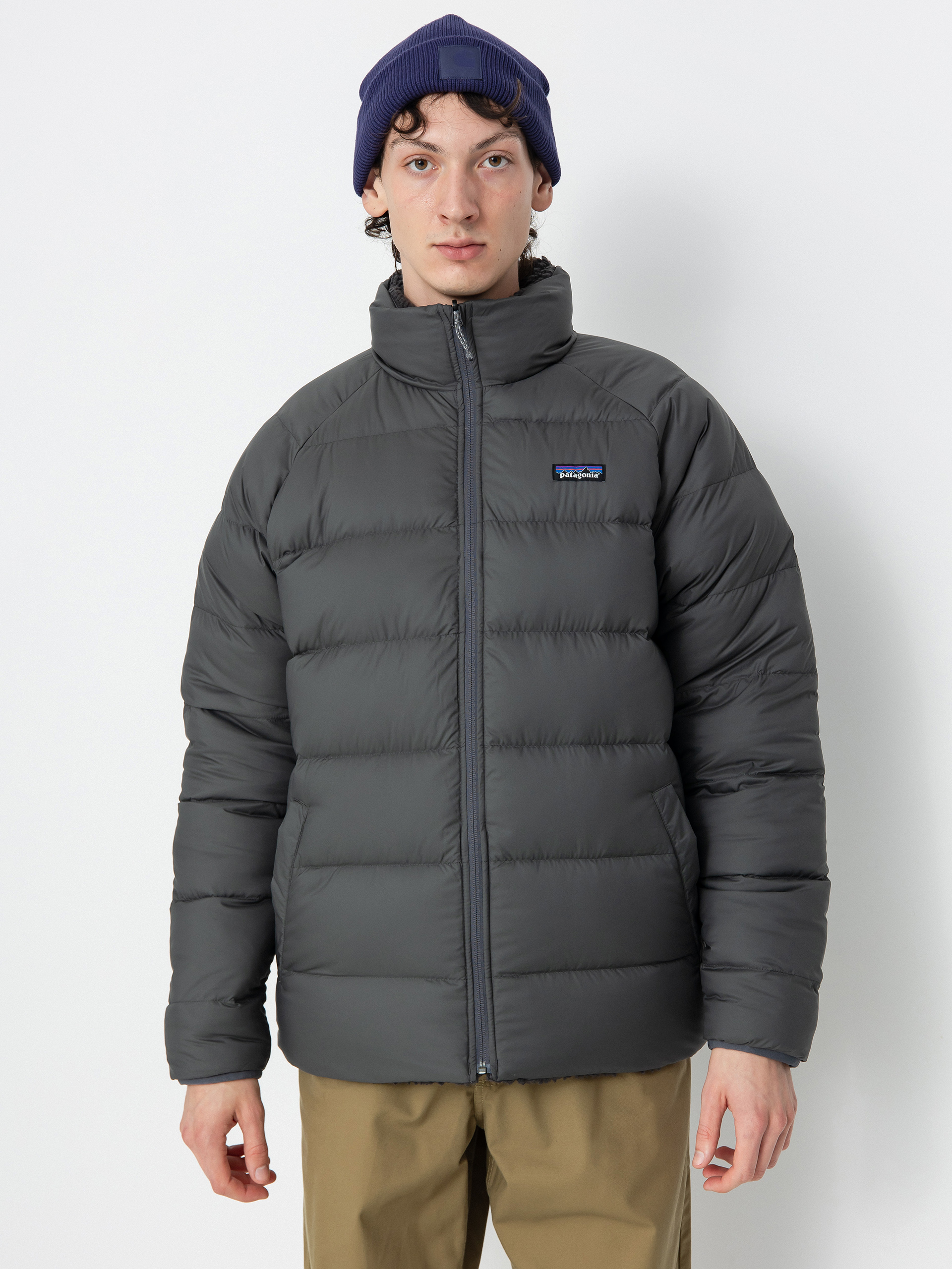 Dzseki Patagonia Reversible Silent Down (forge grey)