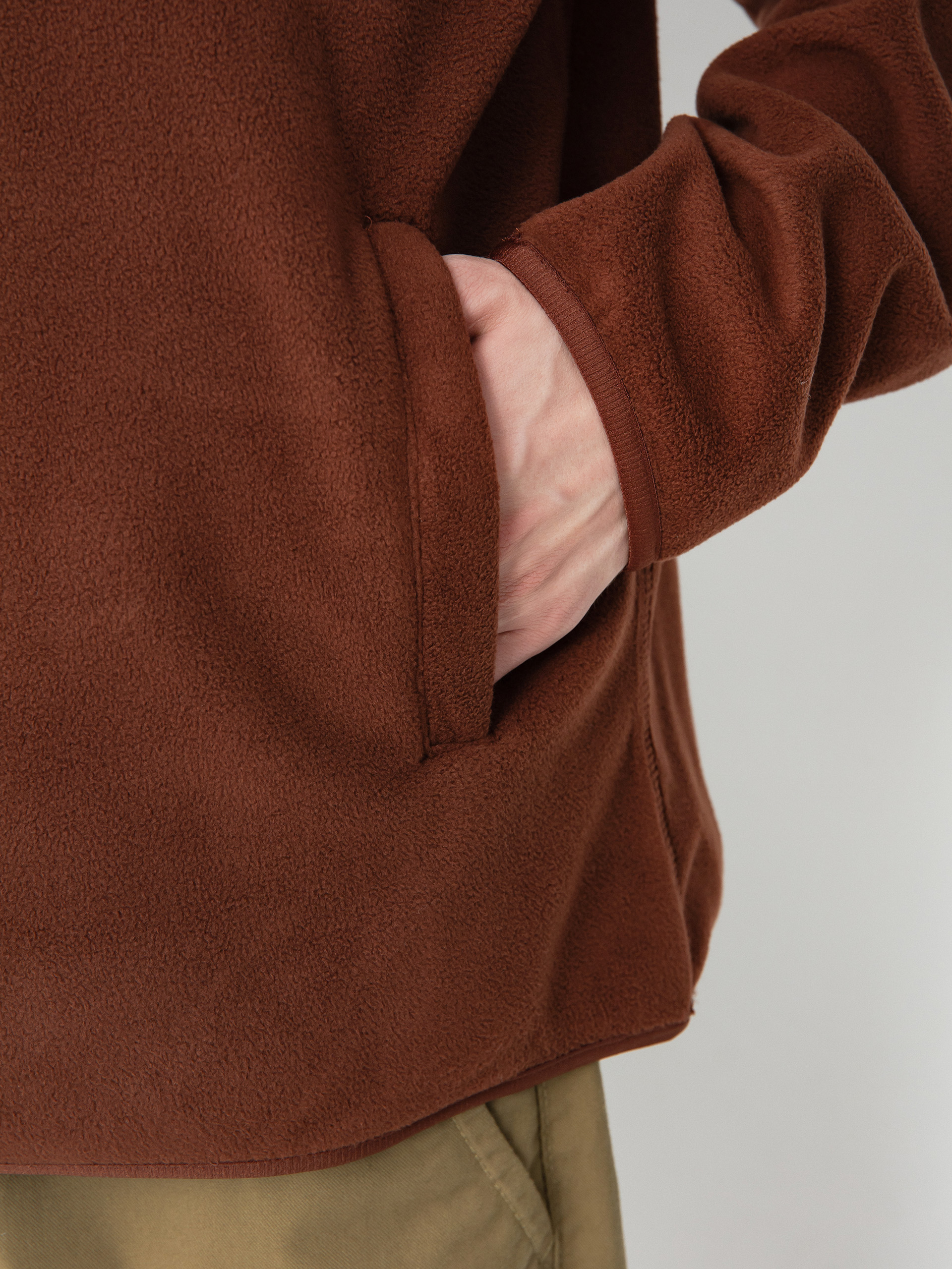 Férfi Polár pulóver New Balance Fleece 1/2 Zip (richoak)