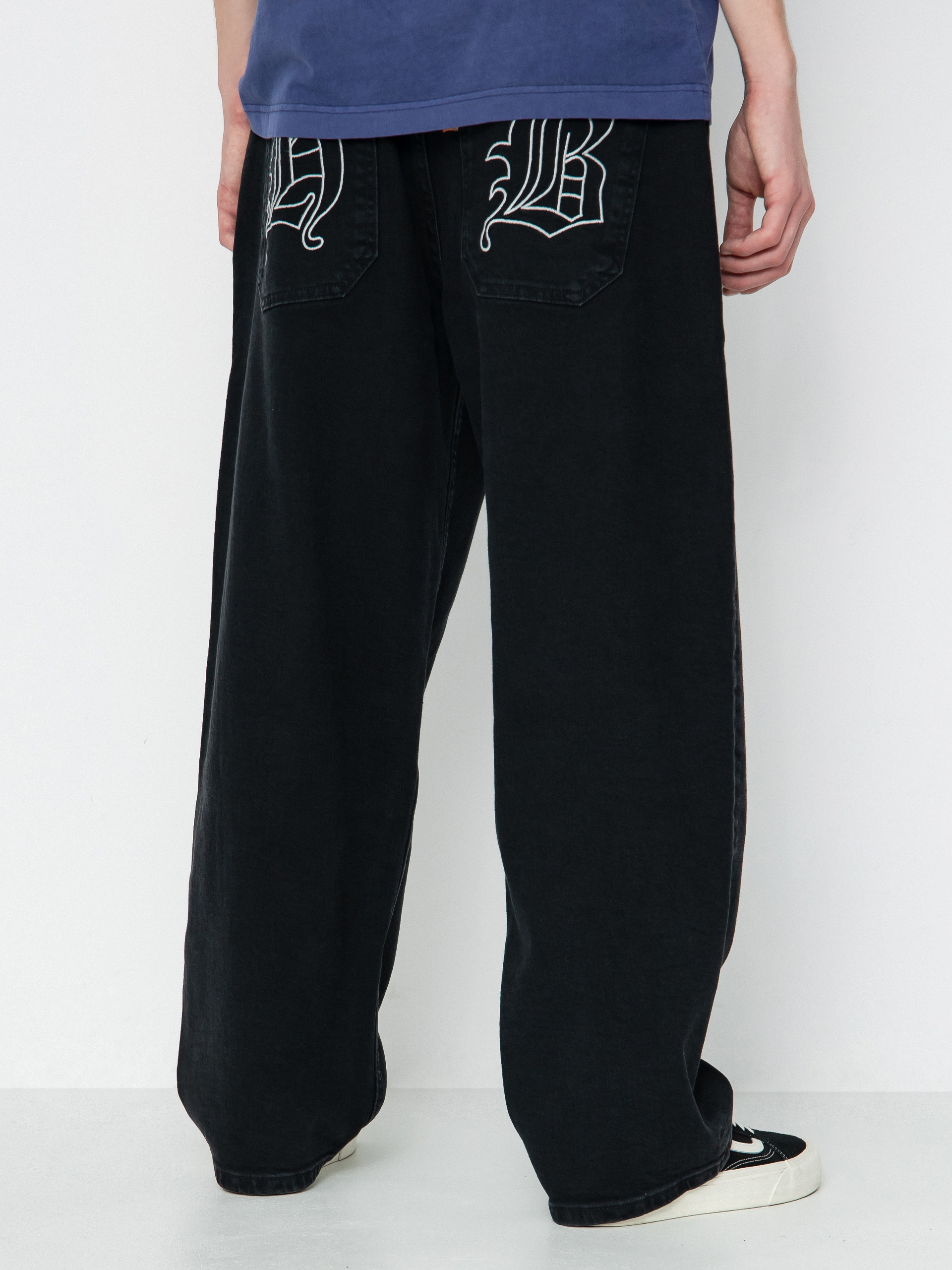 Homeboy X Tra Monster Gothic Denim Kisnadrág (washed black)