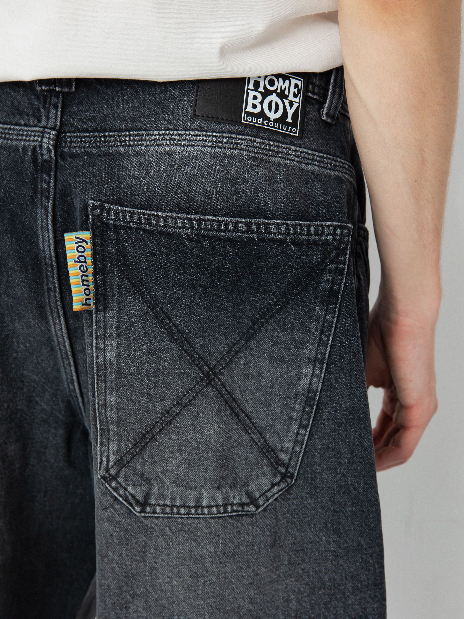 Homeboy X Tra Monster Denim Kisnadrág (vintage black)