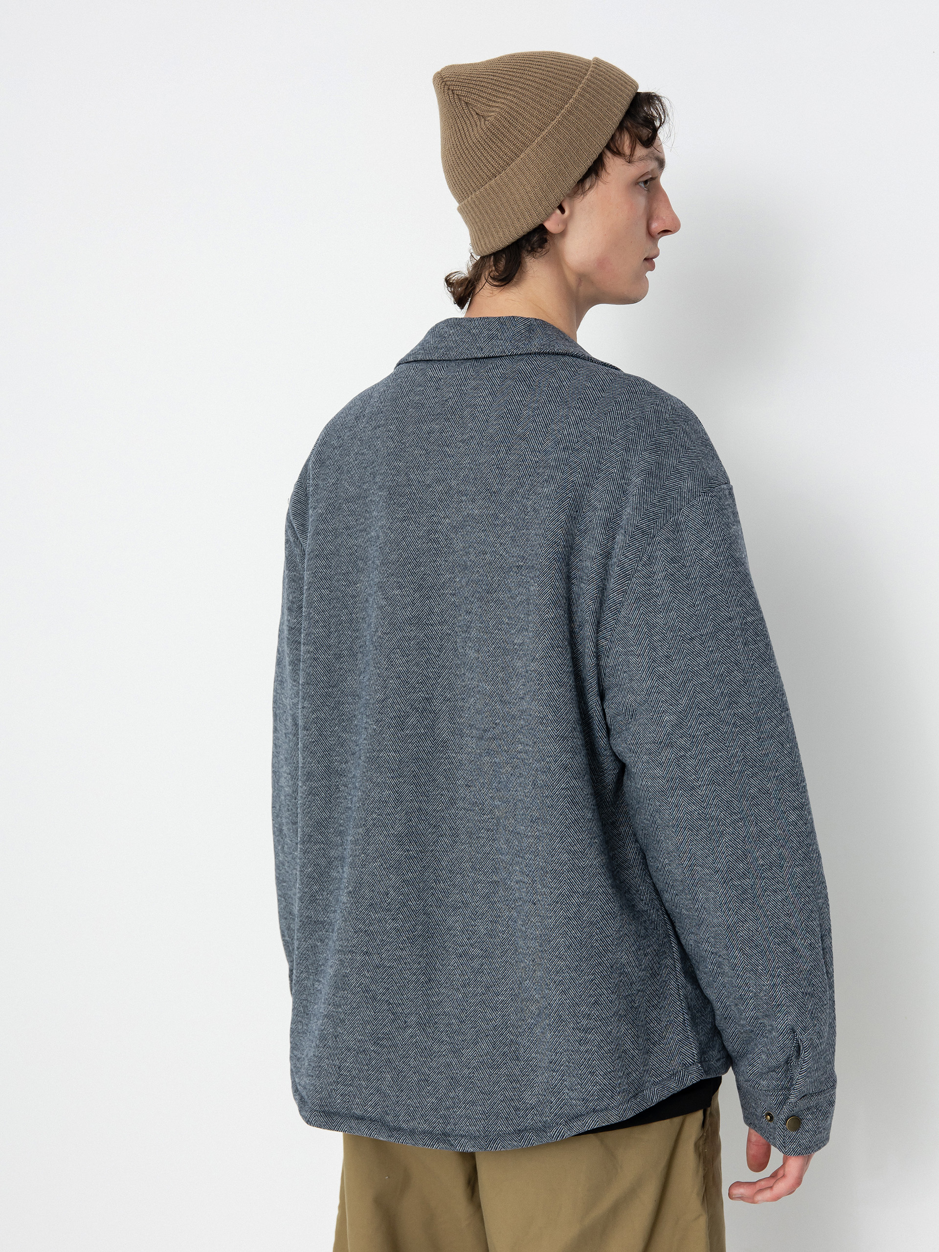 Brixton Durham Lined Dzseki (black herringbone)