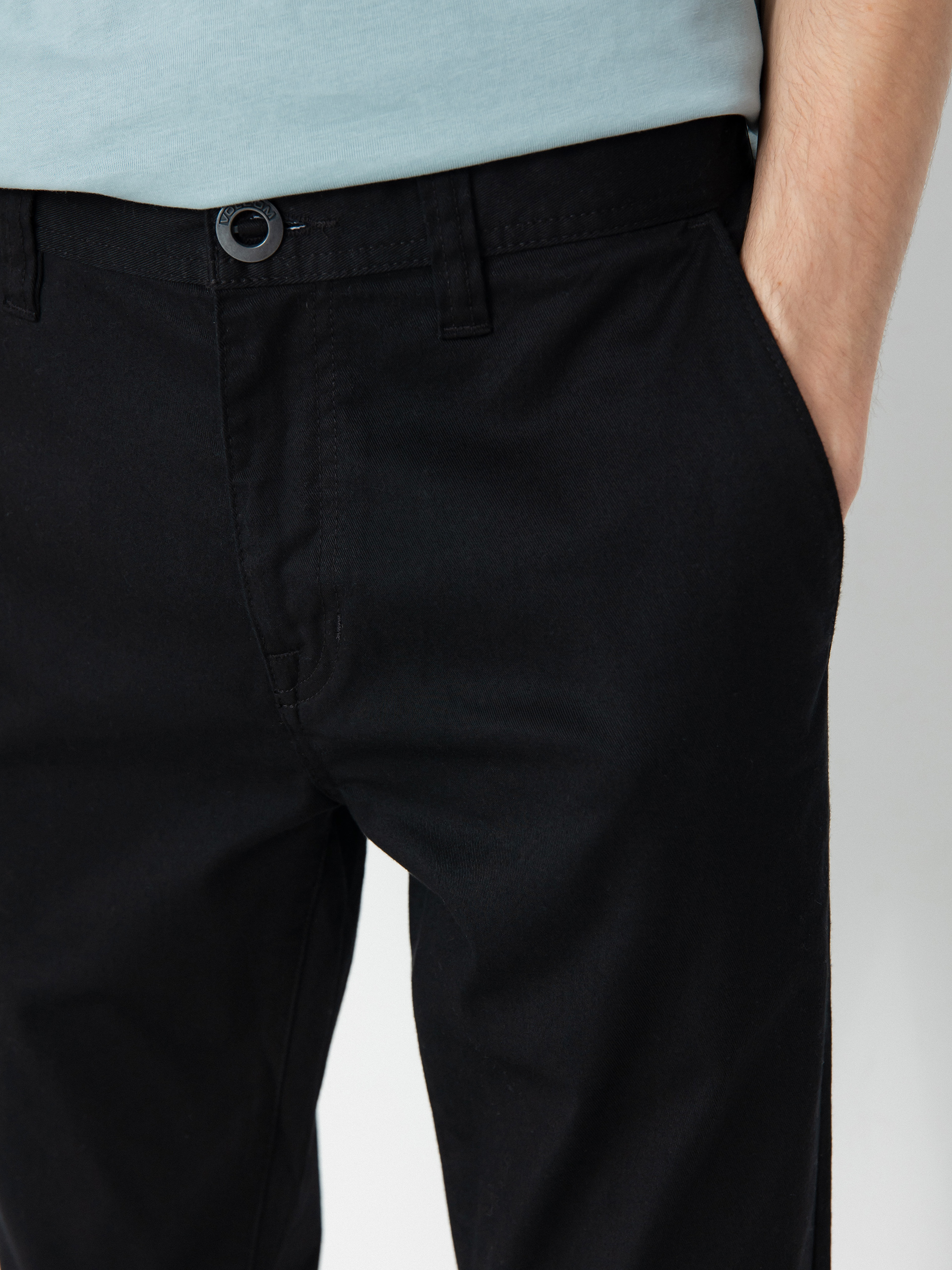 Volcom Frickin Slim Stretch Kisnadrág (black)